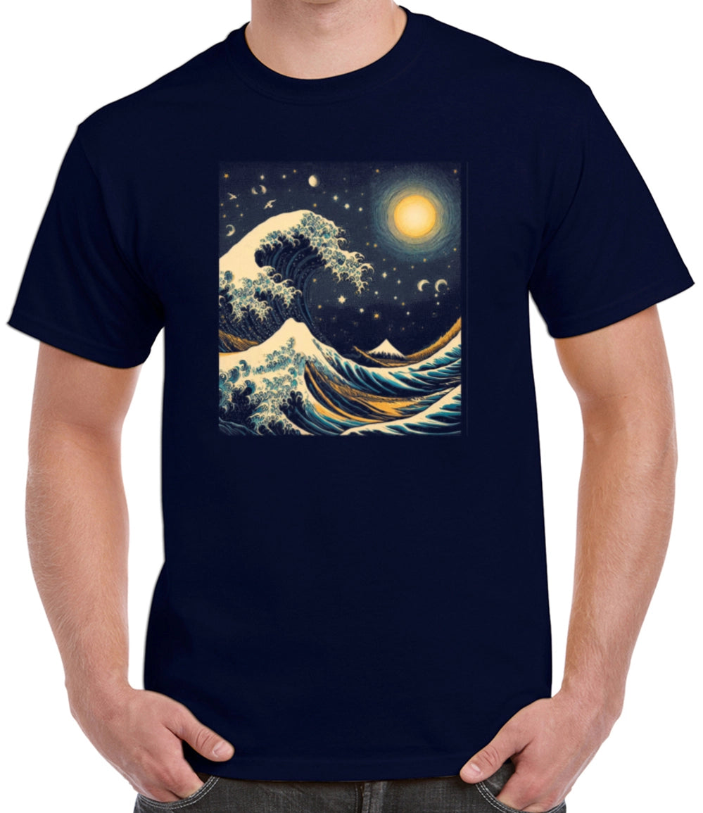 the-great-wave-off-kanagawa-on-a-starry-night-t-shirt