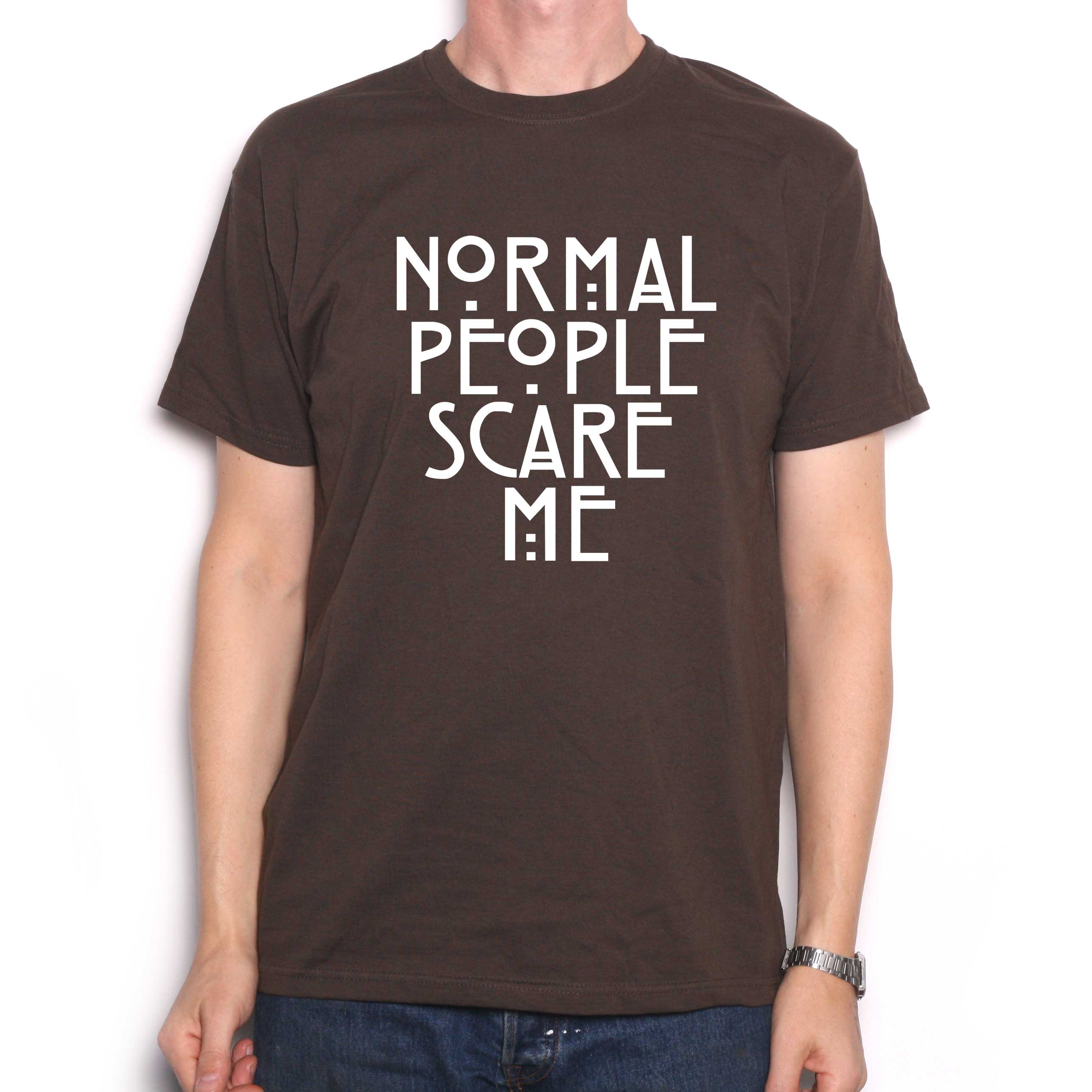 Normal People Scare Me T Shirt American Horror Story Inspired T