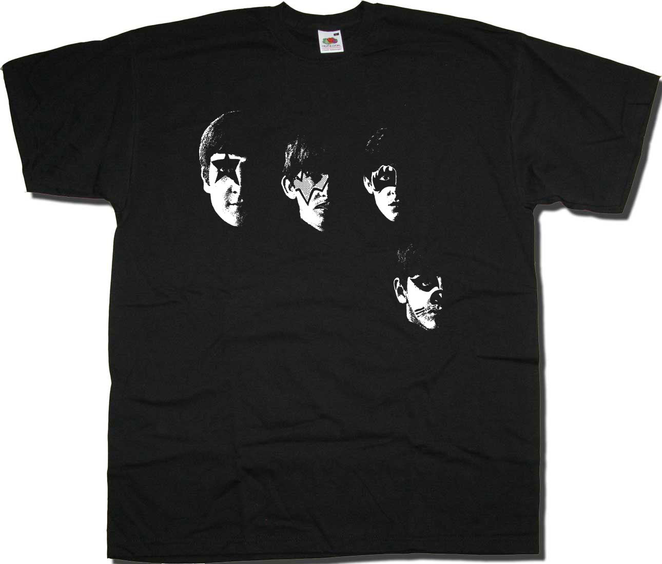 Black beatles t shirt hotsell