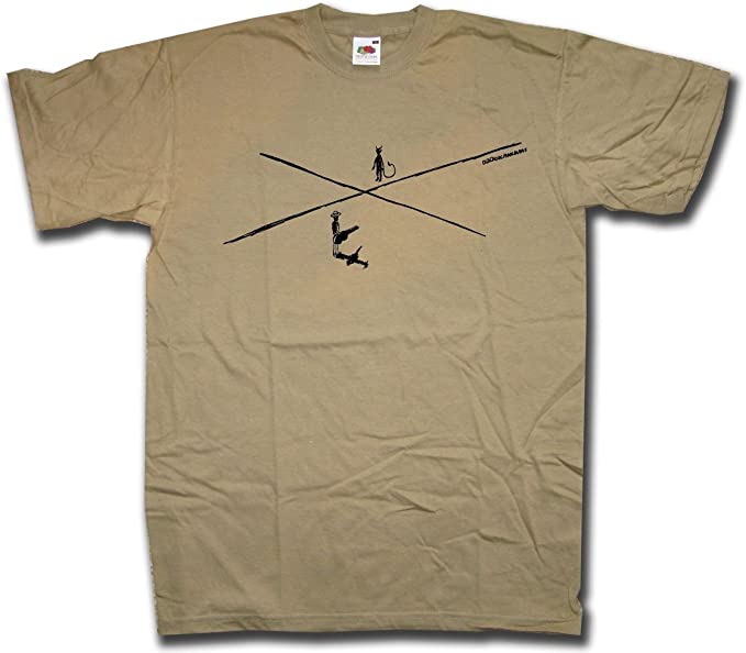Old Skool Hooligans Classic Blues T Shirt - Devil At The Crossroads Black & White