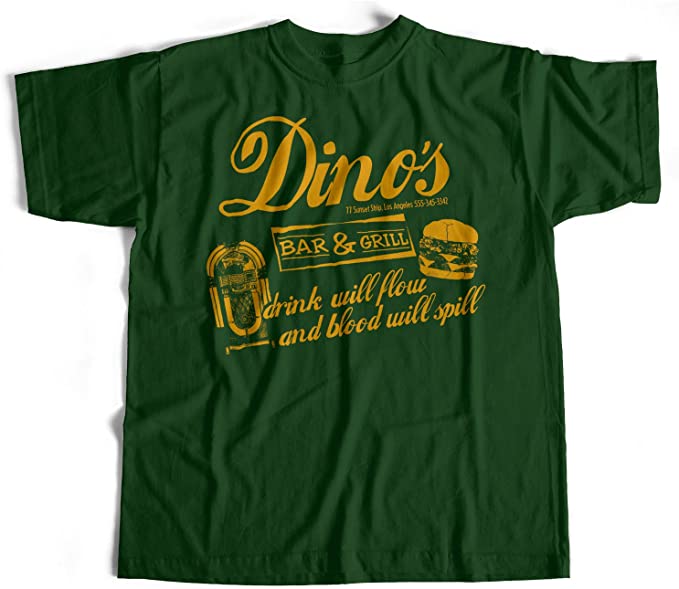 Inspired by Thin Lizzy T Shirt - Dino's Bar & Grill