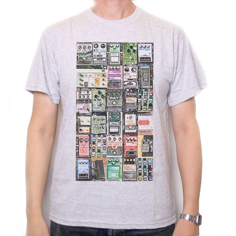 pedal t shirt Colour Multi Guitar Effects Pedals T Shirt