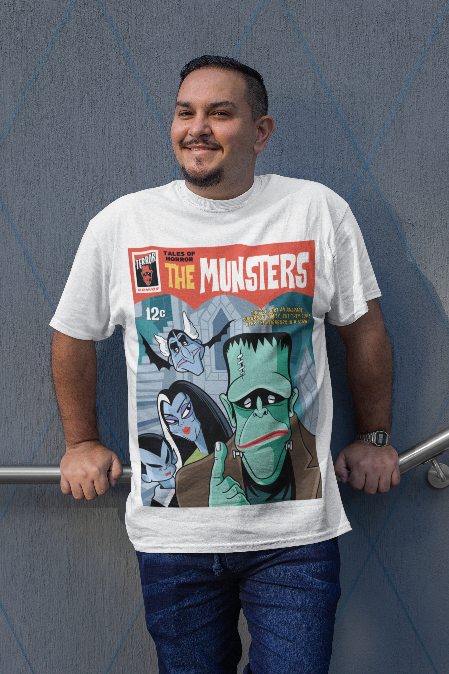The Munsters Comic Cover Reproduction T-Shirt