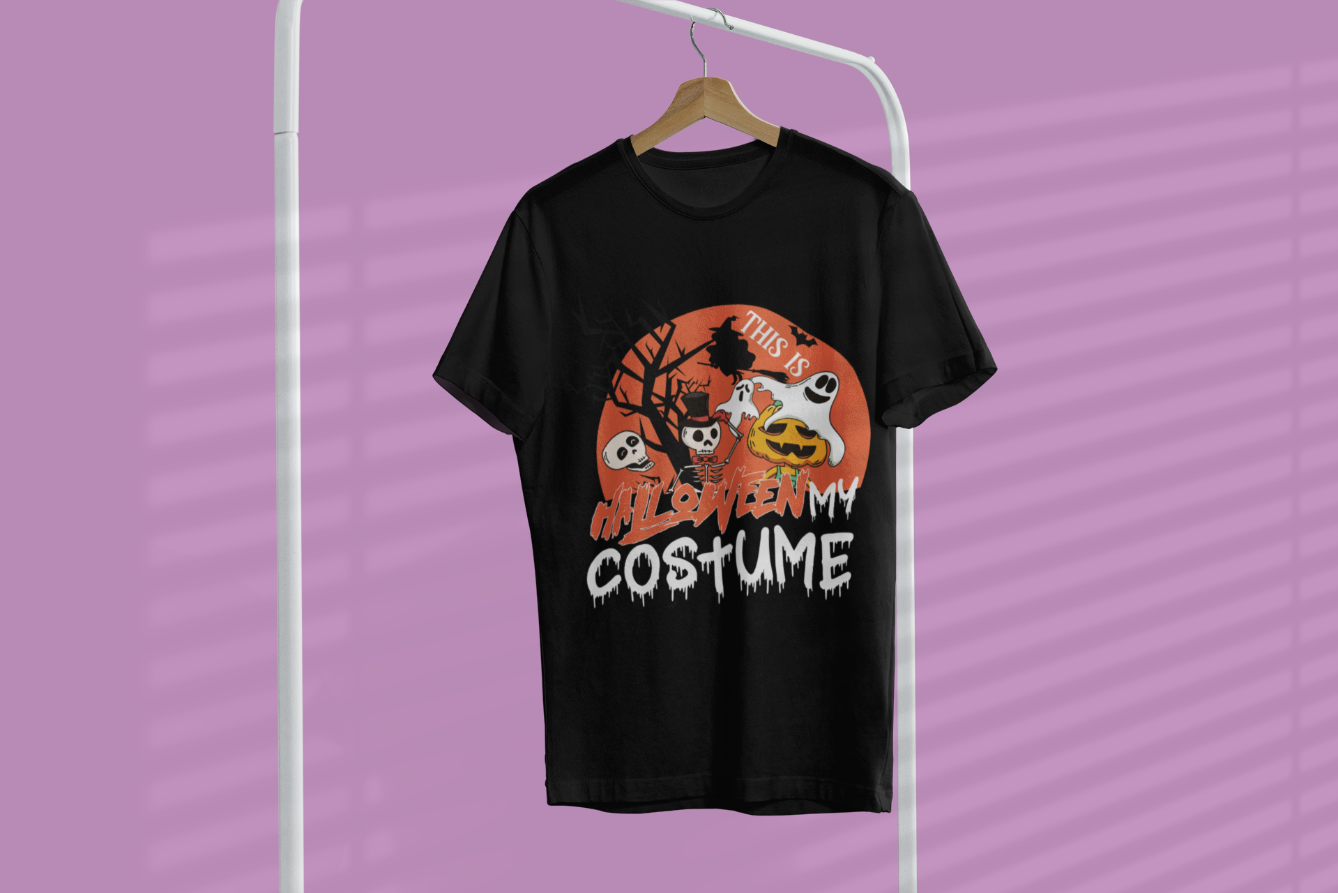 This Is My Halloween Costume Black T-Shirt