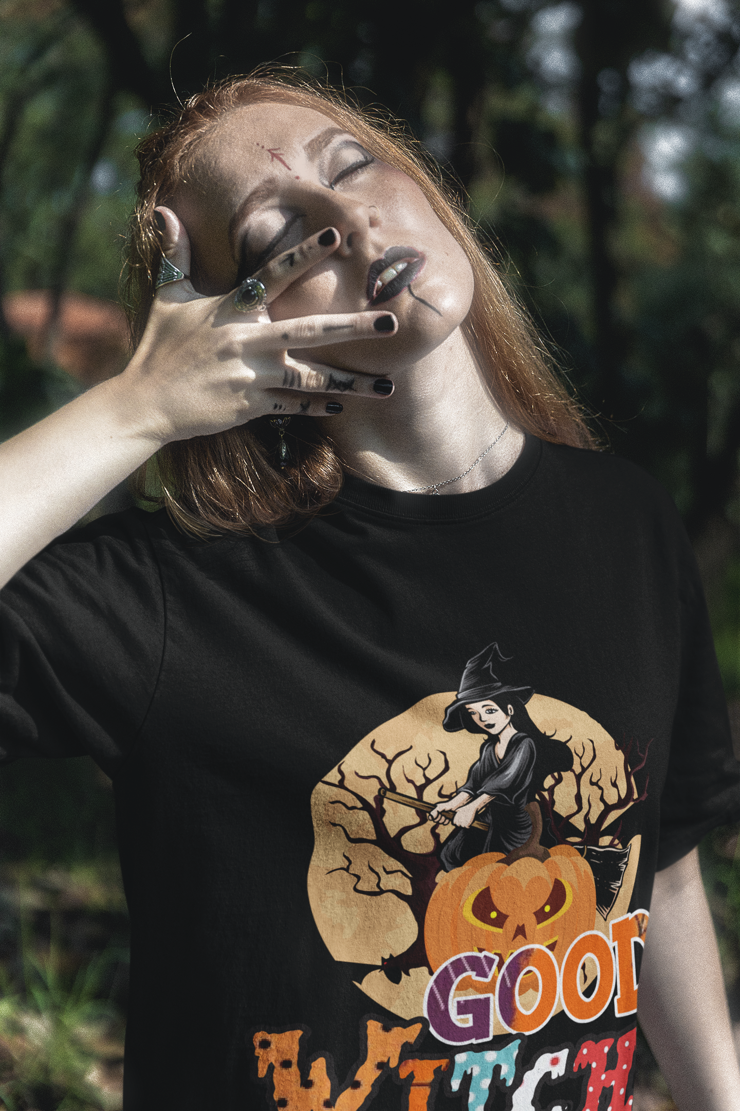 Good Witch Halloween Black T-Shirt