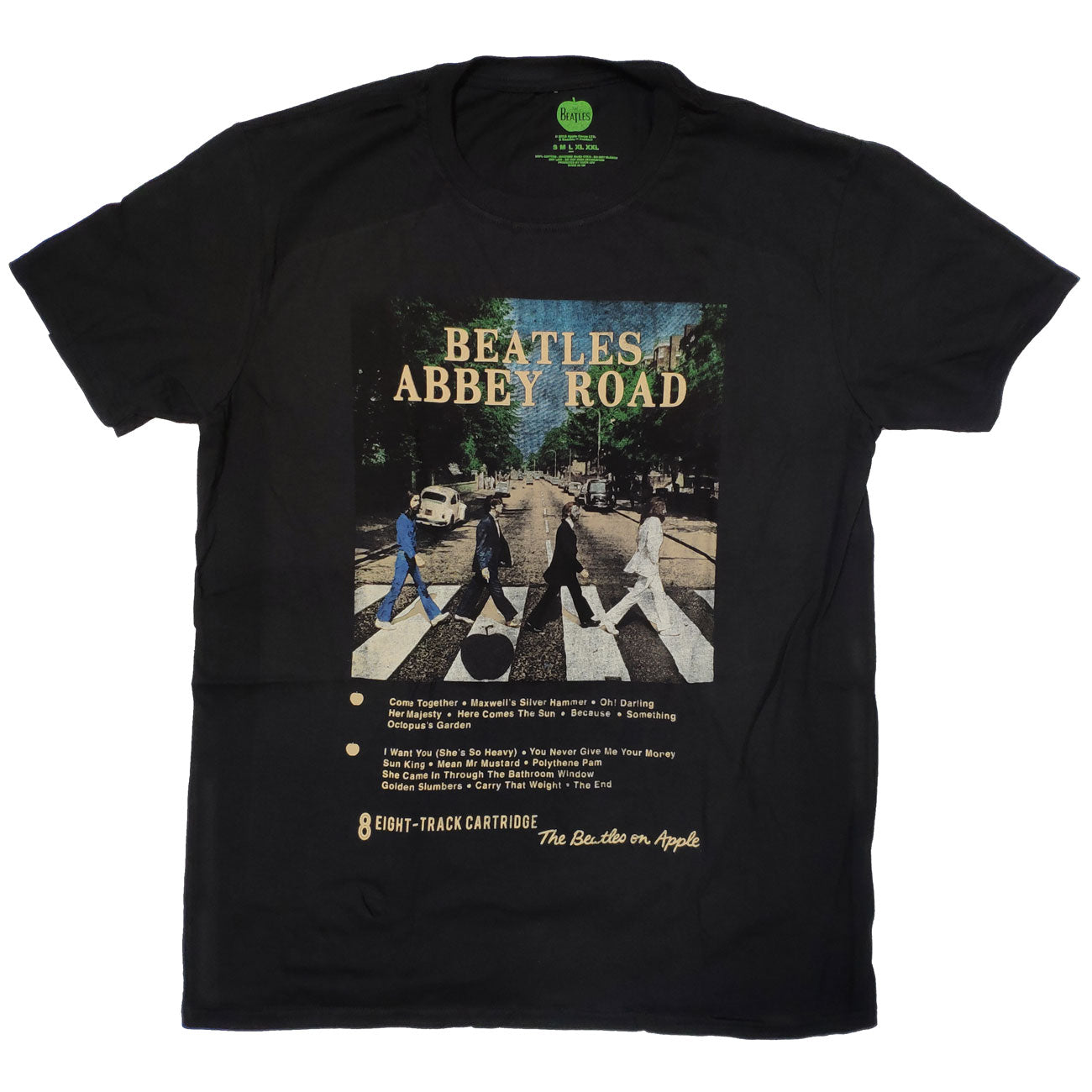 The Beatles T-Shirt Abbey Road Track Cover 100% Official