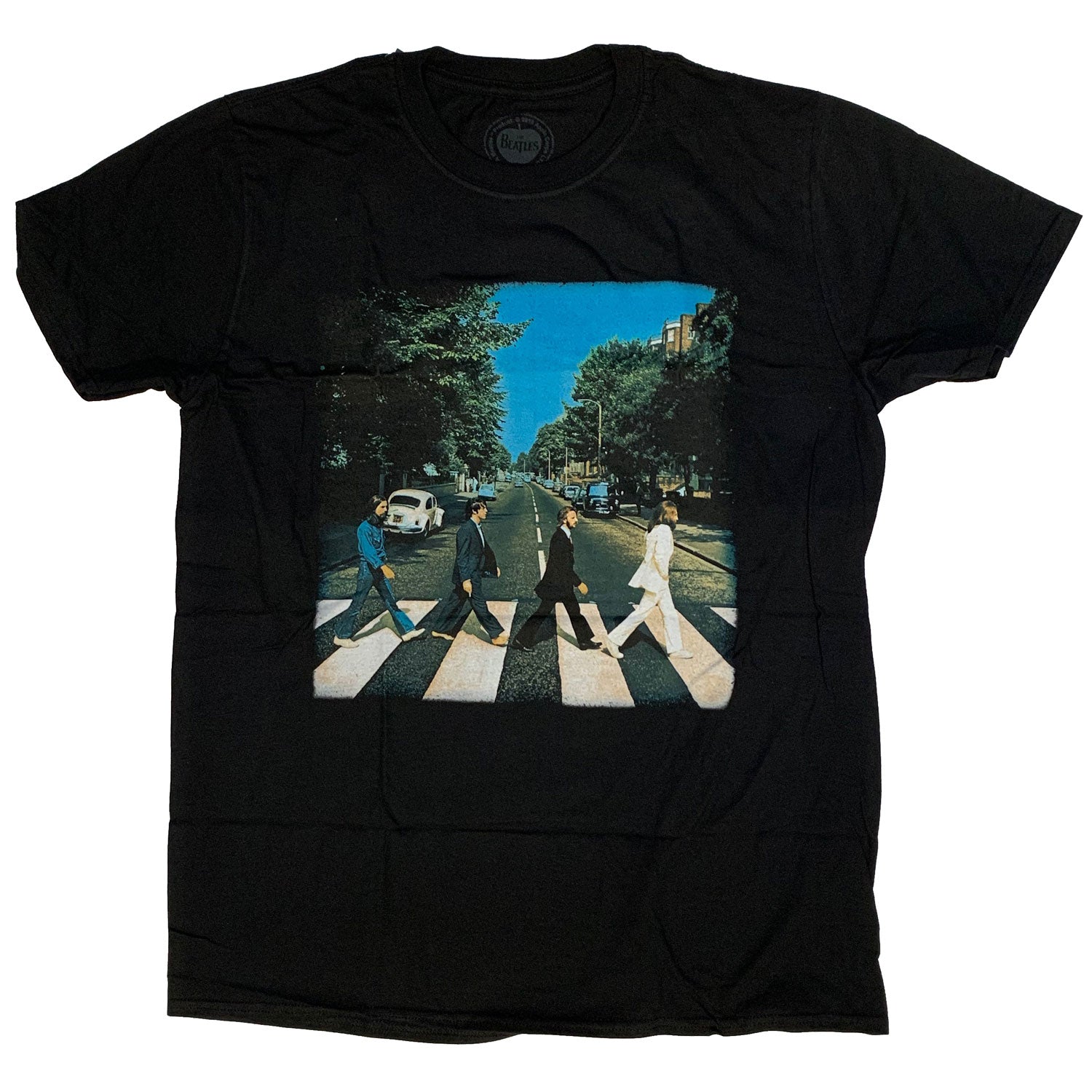 The Beatles T Shirt - Abbey Road Original Vinyl Cover 100% Official With Backprint