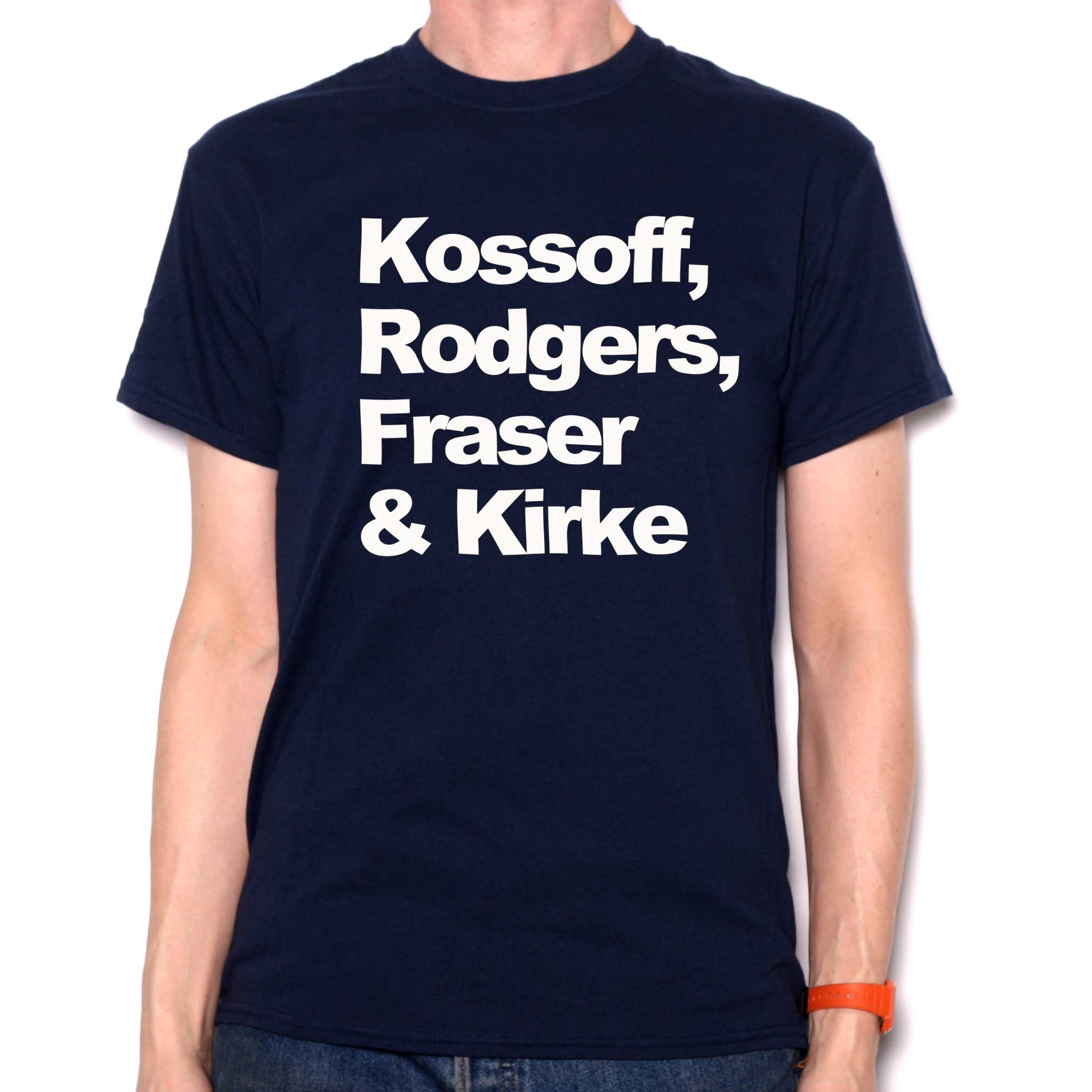 A Tribute to Free T shirt - Kossoff, Rodgers, Fraser & Kirke