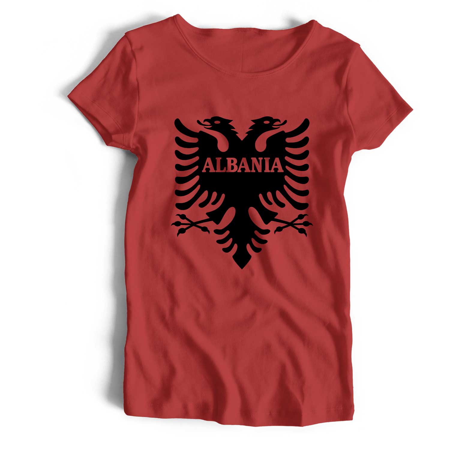 Albania T Shirt - Albanian Flag Logo Old Skool Hooligans