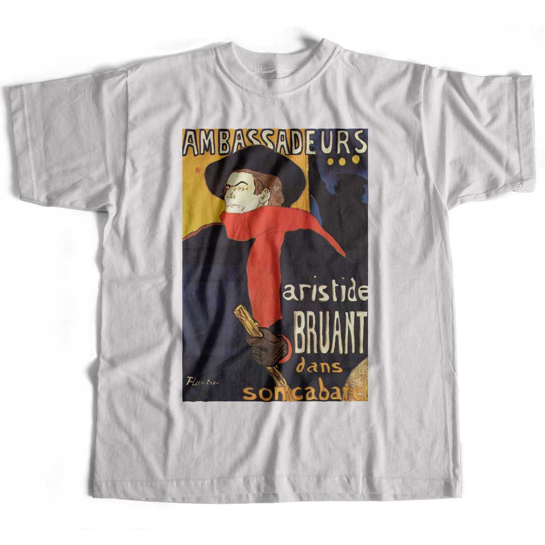 Toulouse-Lautrec T Shirt - Ambassadeurs Poster Fine Art Post-Impressionist