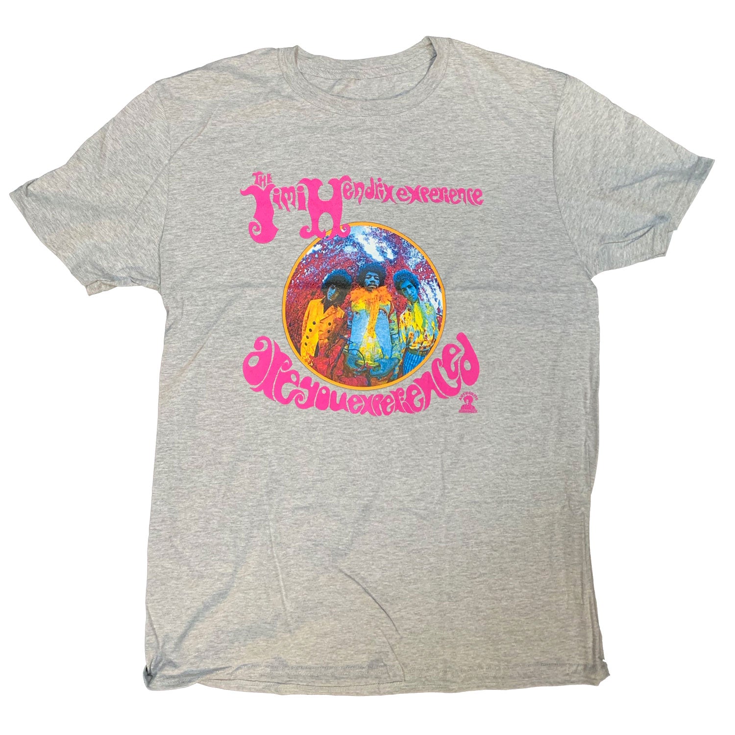Jimi Hendrix T Shirt - Are You Experienced Cover 100% Official Grey