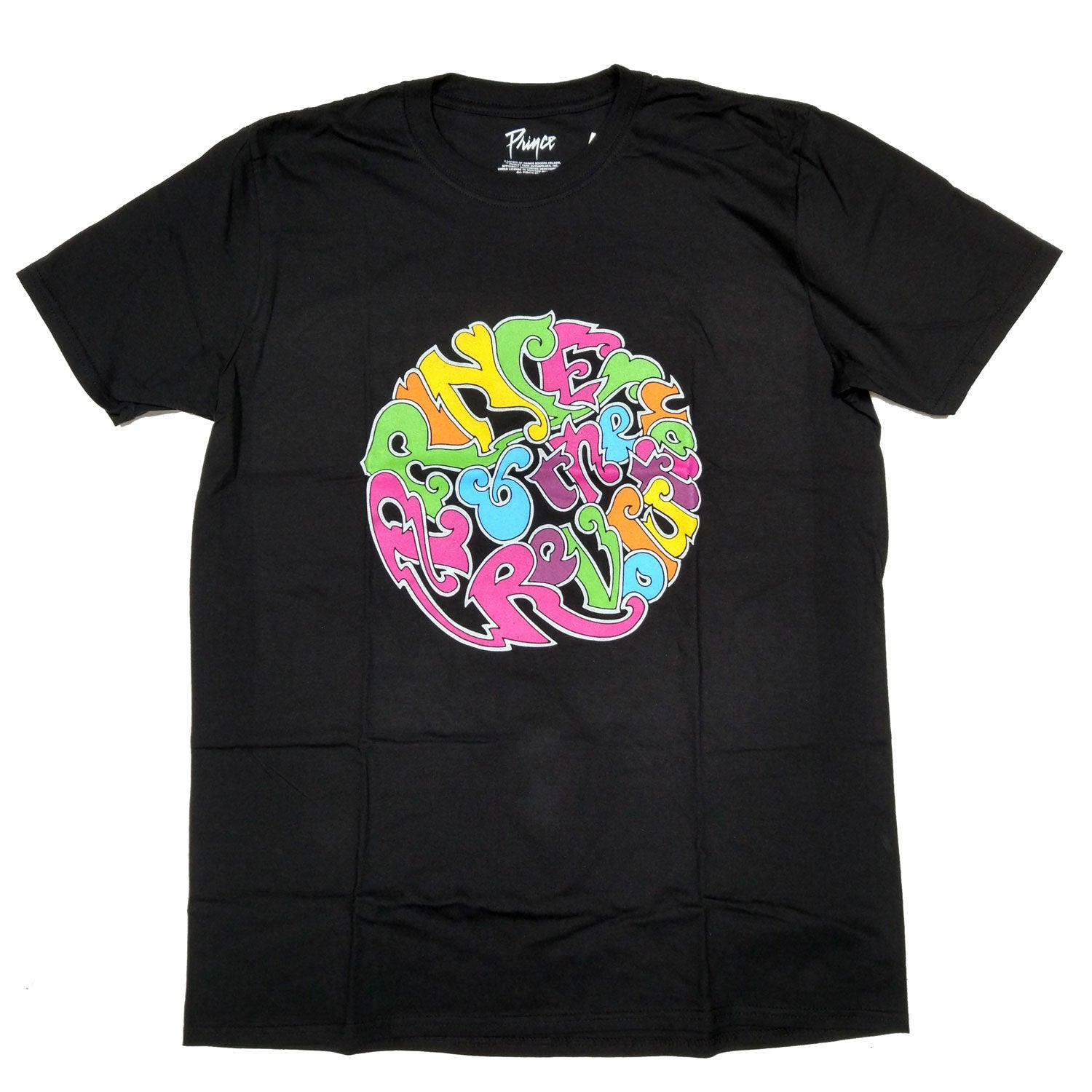 Prince T Shirt - Around The World In A Day Logo 100% Official Prince And The Revolution