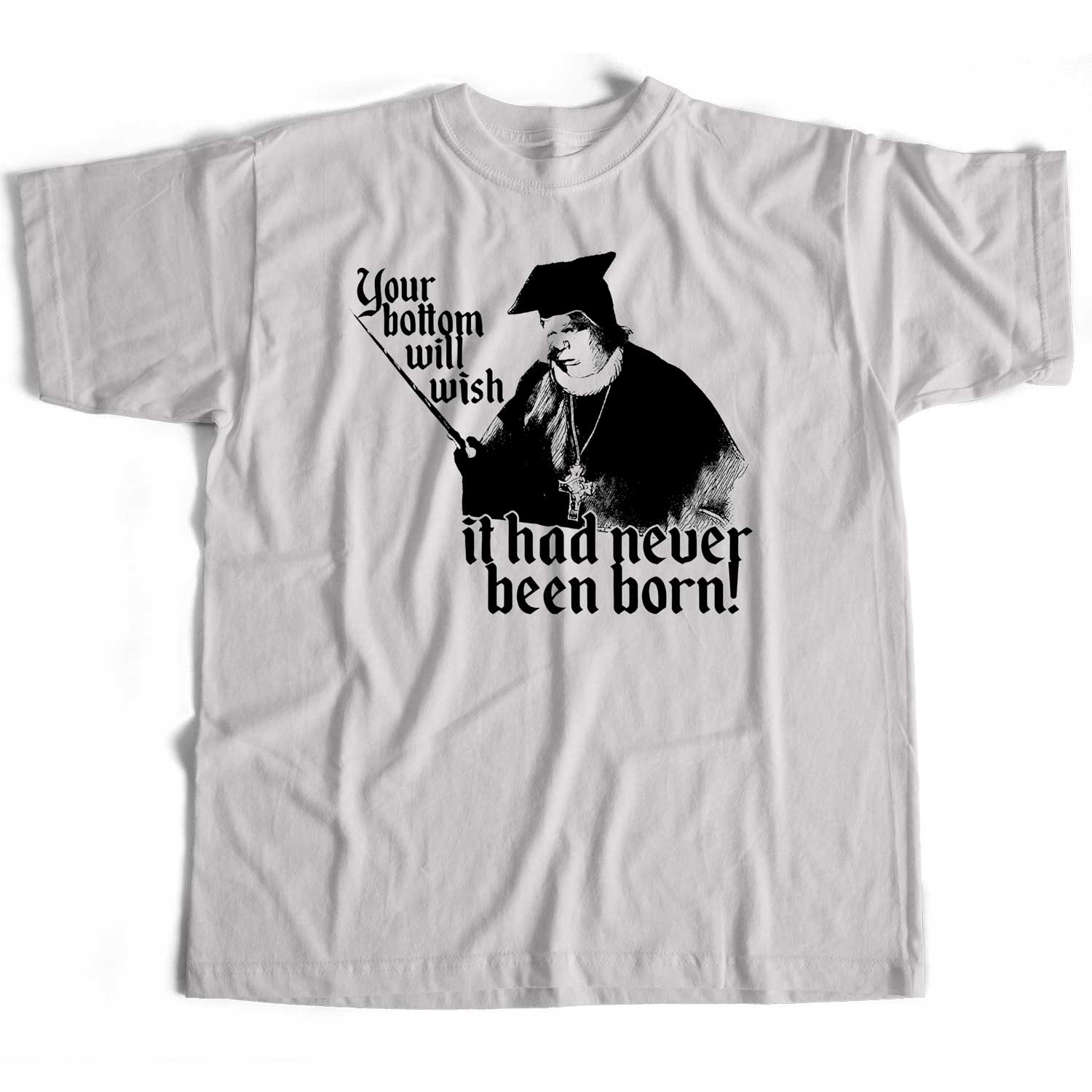 Inspired by Blackadder T Shirt - Baby Eating Bishop Of Bath & Wells