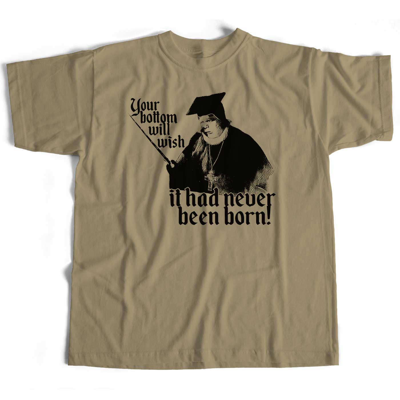 Inspired by Blackadder T Shirt - Baby Eating Bishop Of Bath & Wells