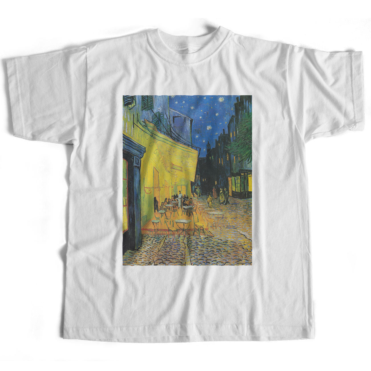 Van Gogh T Shirt - Café Terrace At Night Classic Fine Art Print