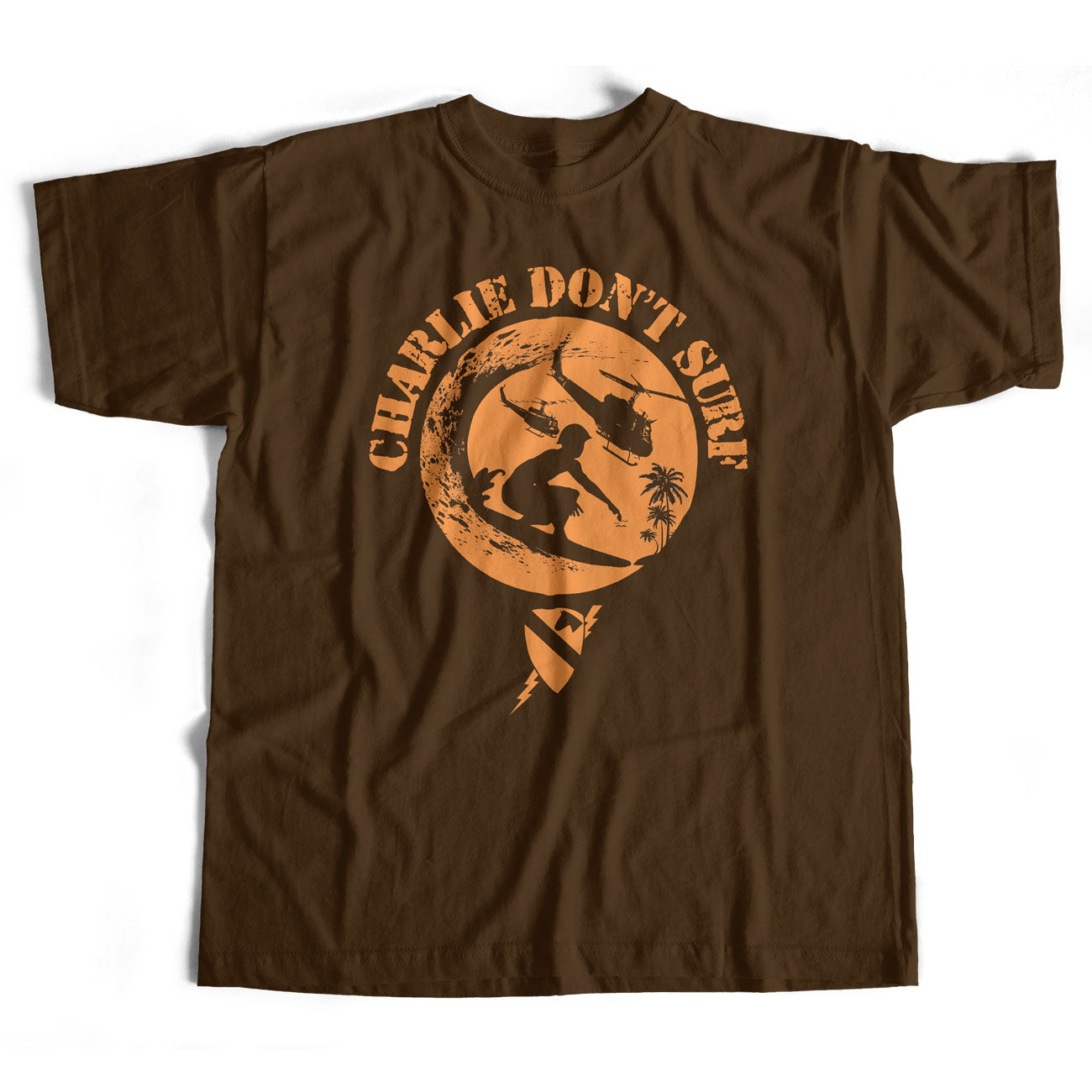 Charlie Don't Surf Circle Cavalry Crest T Shirt