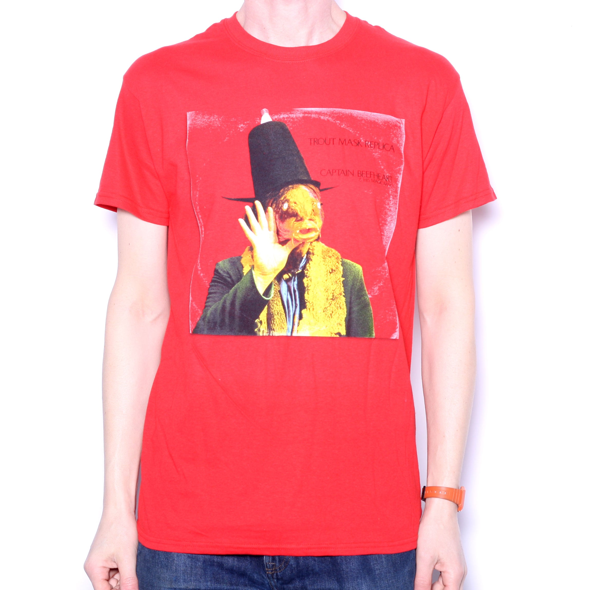 Captain Beefheart T Shirt - Trout Mask Replica Album Cover 100% Official