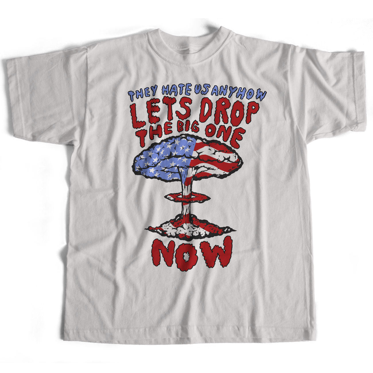 Old Skool Hooligans Inspired by Randy Newman T Shirt - Drop The Big One Now