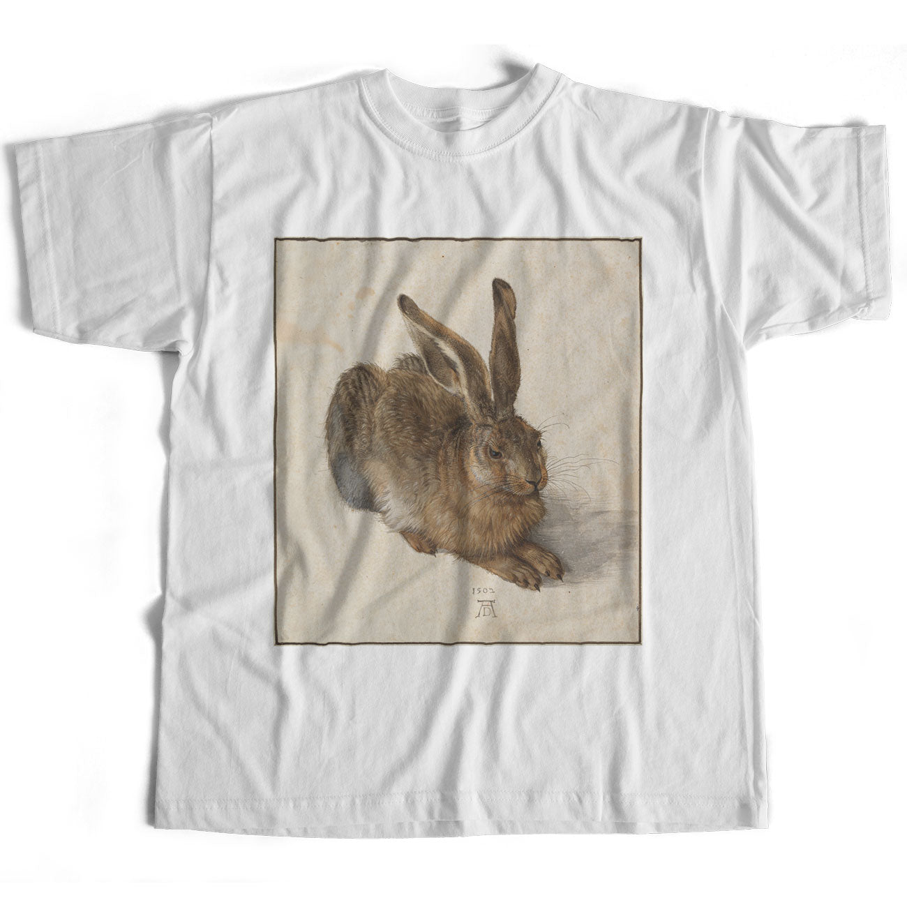 Albrecht Durer T Shirt - Rabbit Print Classic Colour Fine Art Illustration