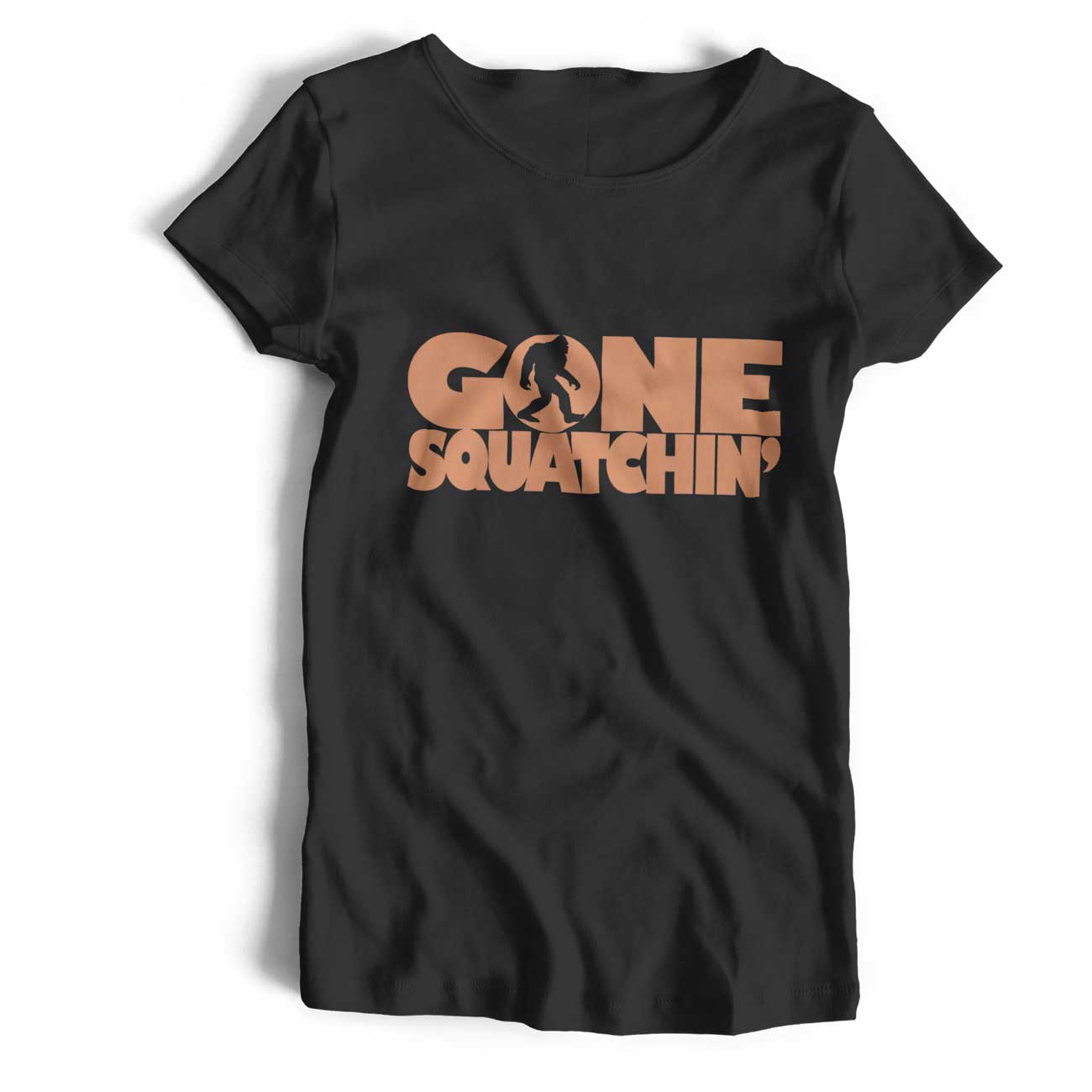 Old Skool Hooligans Bigfoot T Shirt - Gone Squatchin' Logo Sasquatch