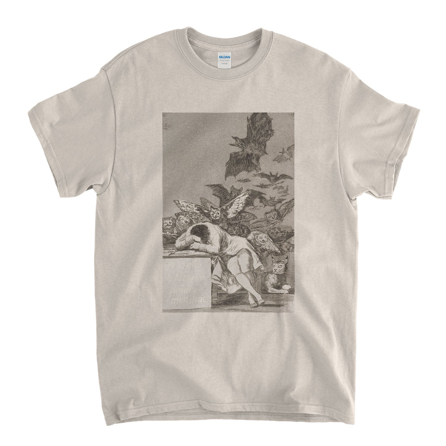 Goya T Shirt - The Sleep Of Reason Produces Monsters An Old Skool Hooligans Fine Art Tee