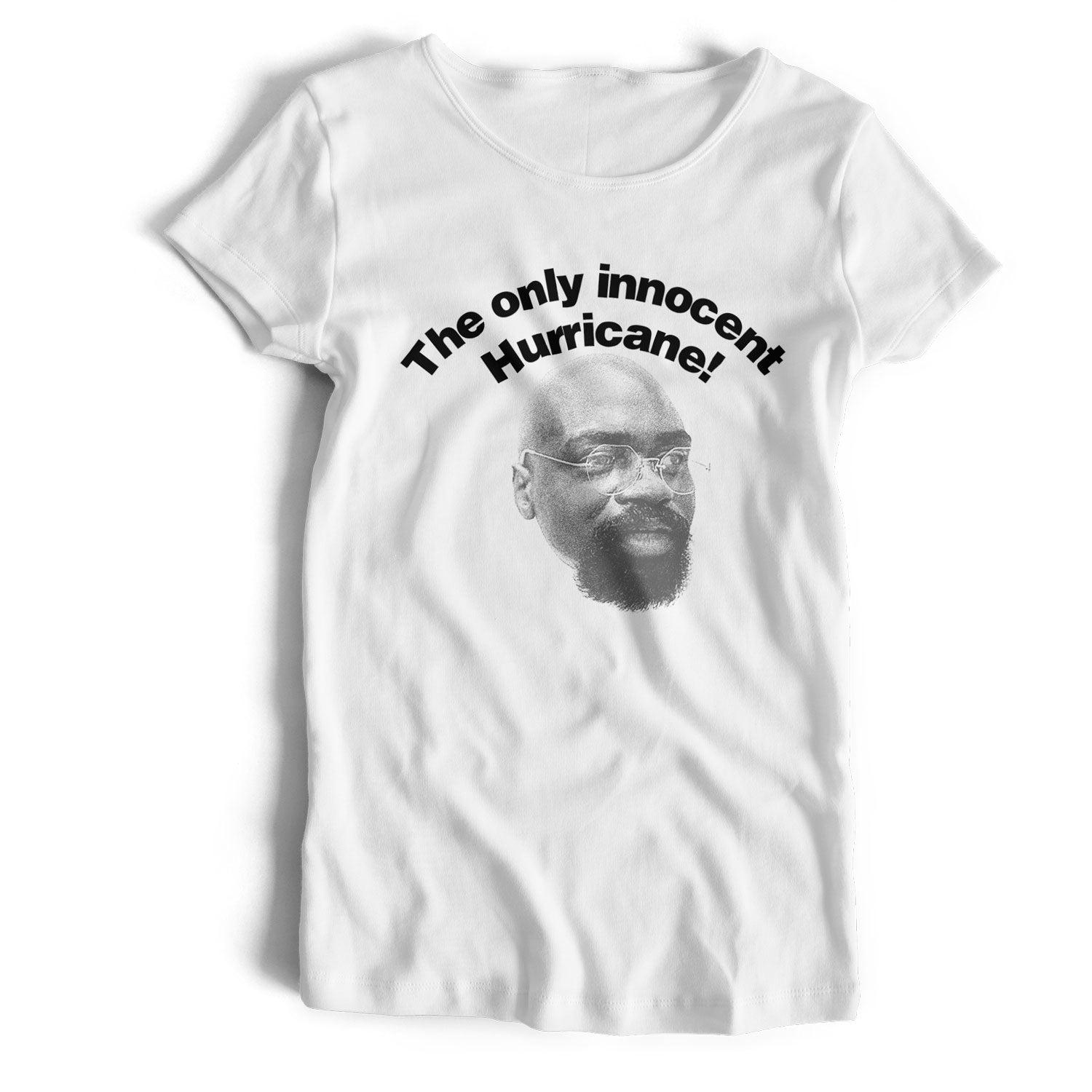 As Worn By Bob Dylan T Shirt - Rubin Hurricane Carter The Only Innocent Hurricane