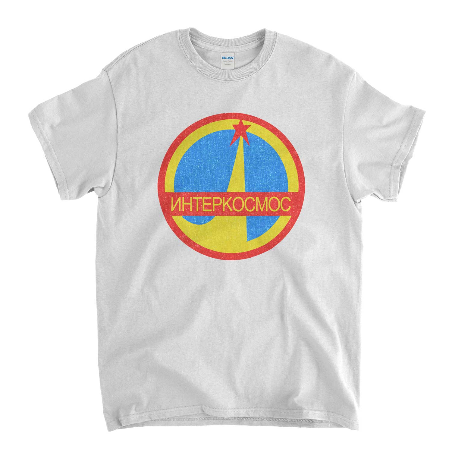 Interkosmos T Shirt - CCCP Soviet Russiasn Space Logo