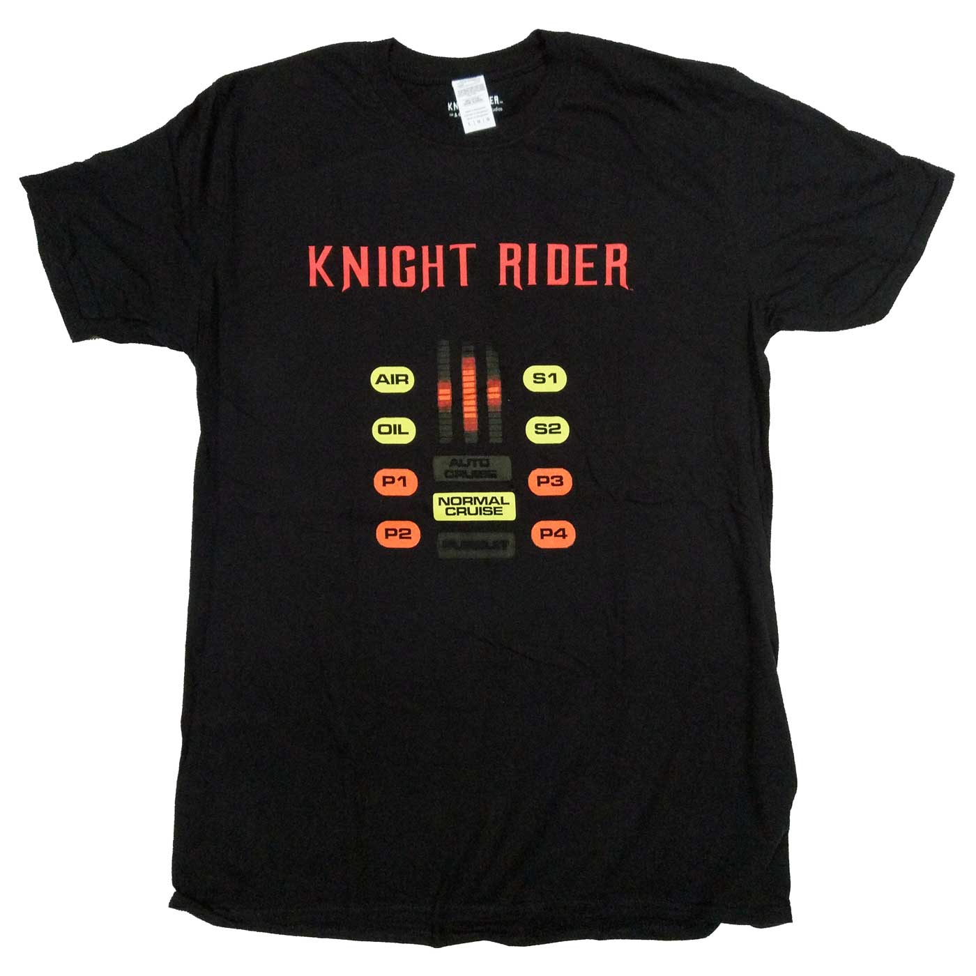 Knight Rider T Shirt - 100% Official Cult TV Kit Dashboard 80's