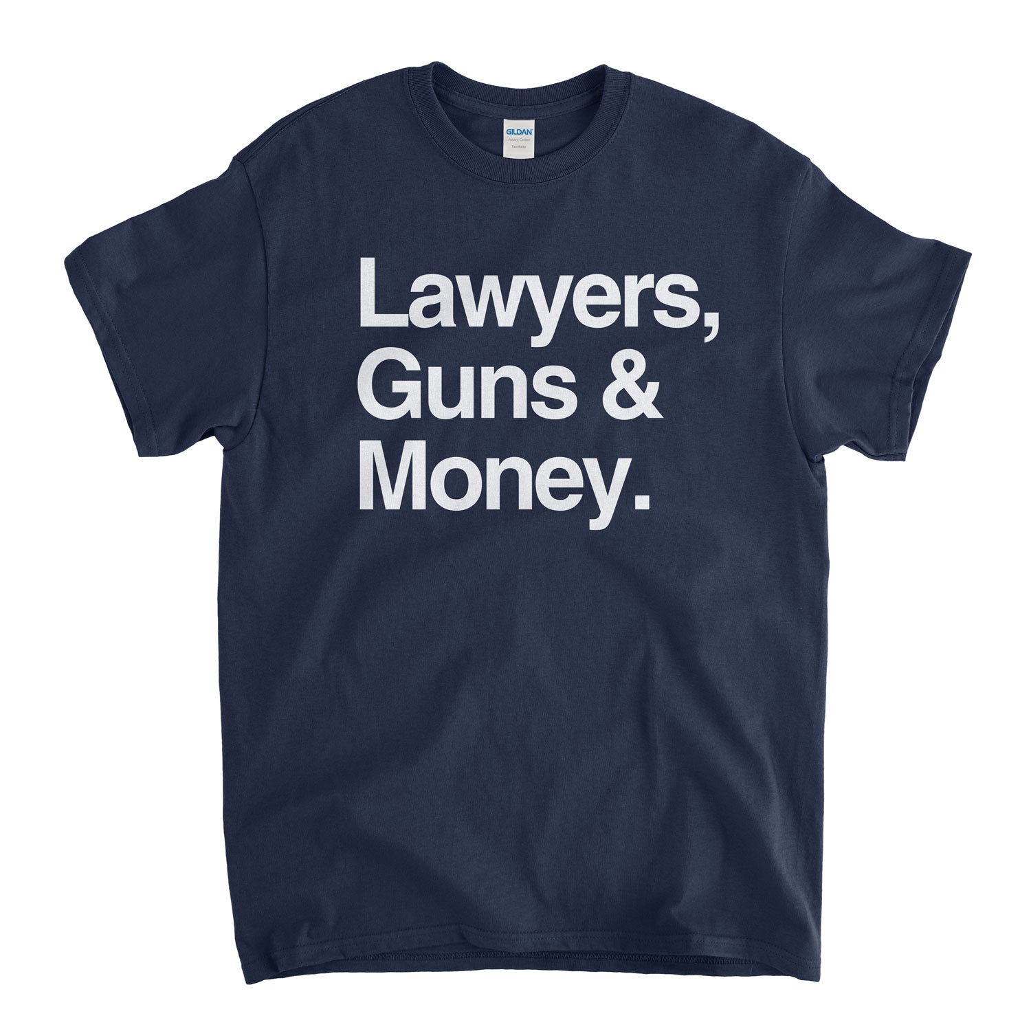 Inspired by Warren Zevon T Shirt - Lawyers, Gun & Money