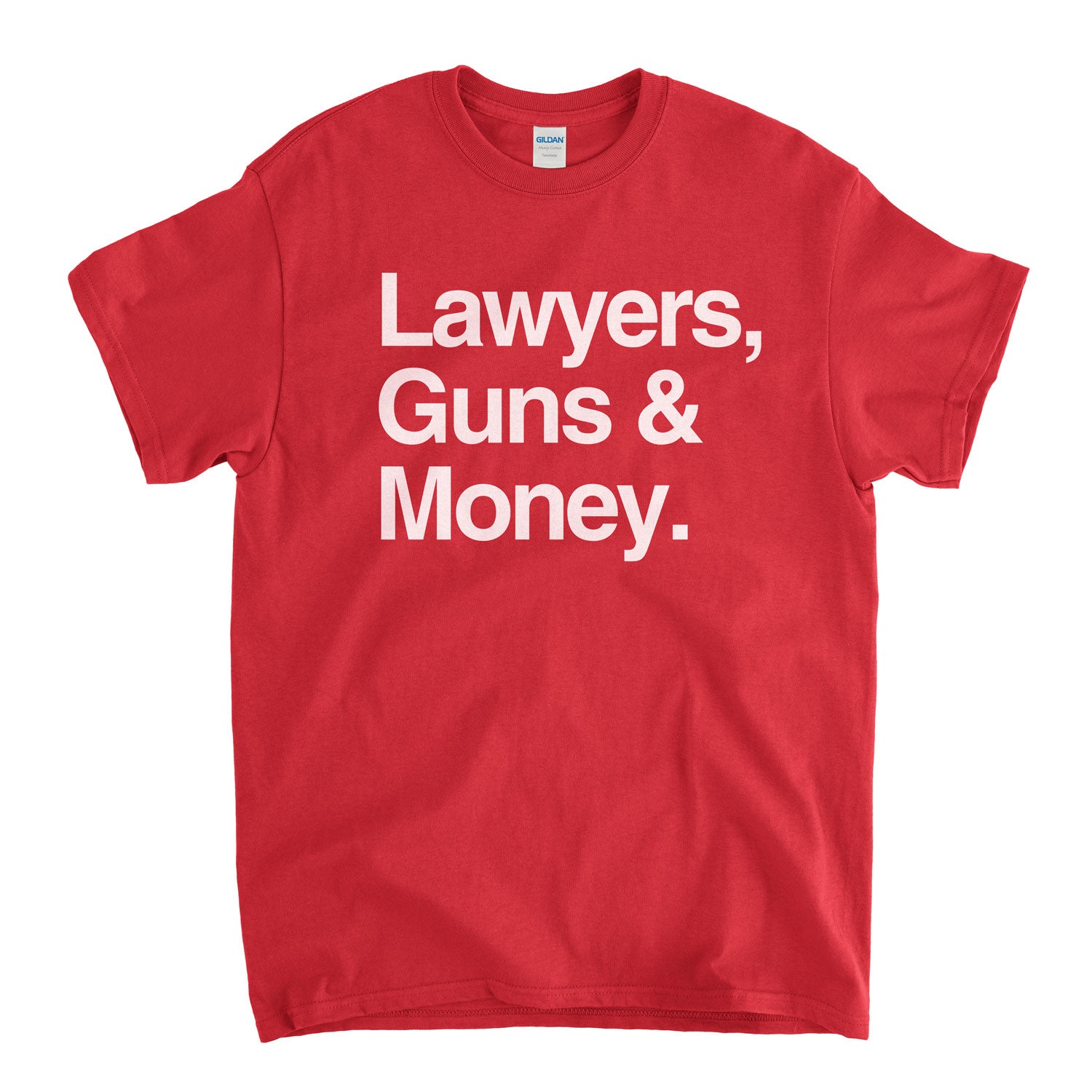 Inspired by Warren Zevon T Shirt - Lawyers, Gun & Money