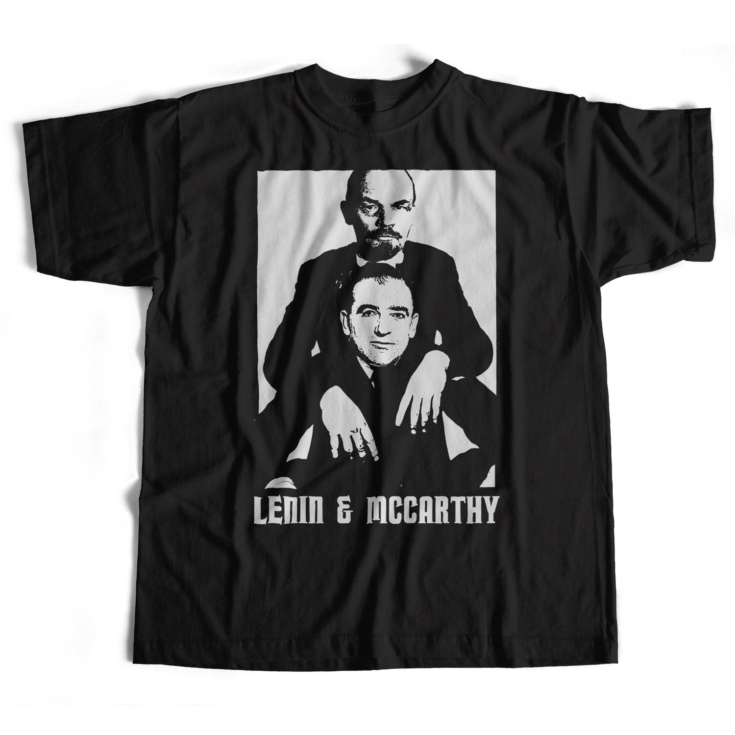 Old Skool Hooligans Lenin & McCarthy T Shirt - A 60's Pop Communism Mashup