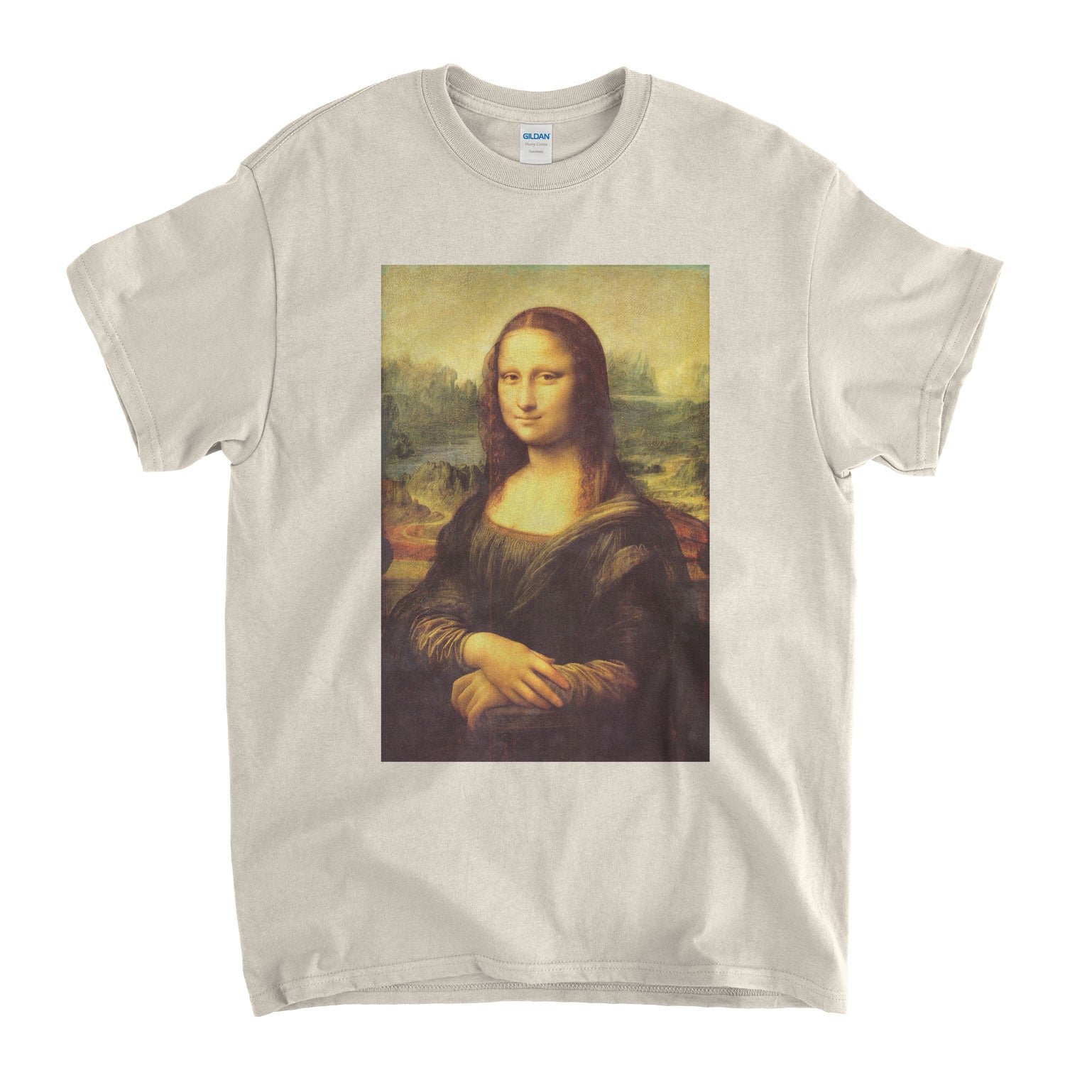 Leonardo da Vinci T Shirt - Mona Lisa An Old Skool Hooligans Classic Art Print