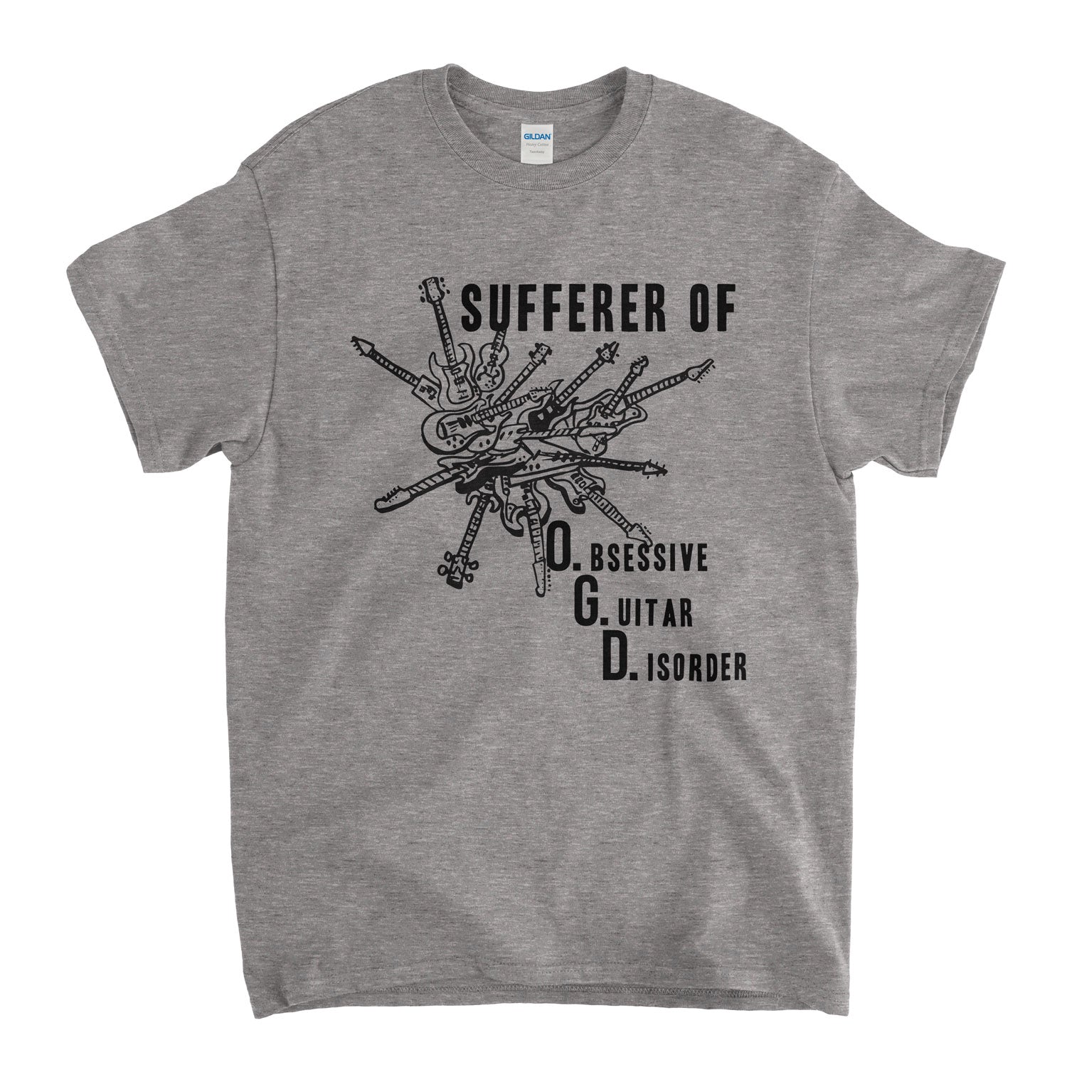 Old Skool Hooligans Obsessive Guitar Disorder T Shirt