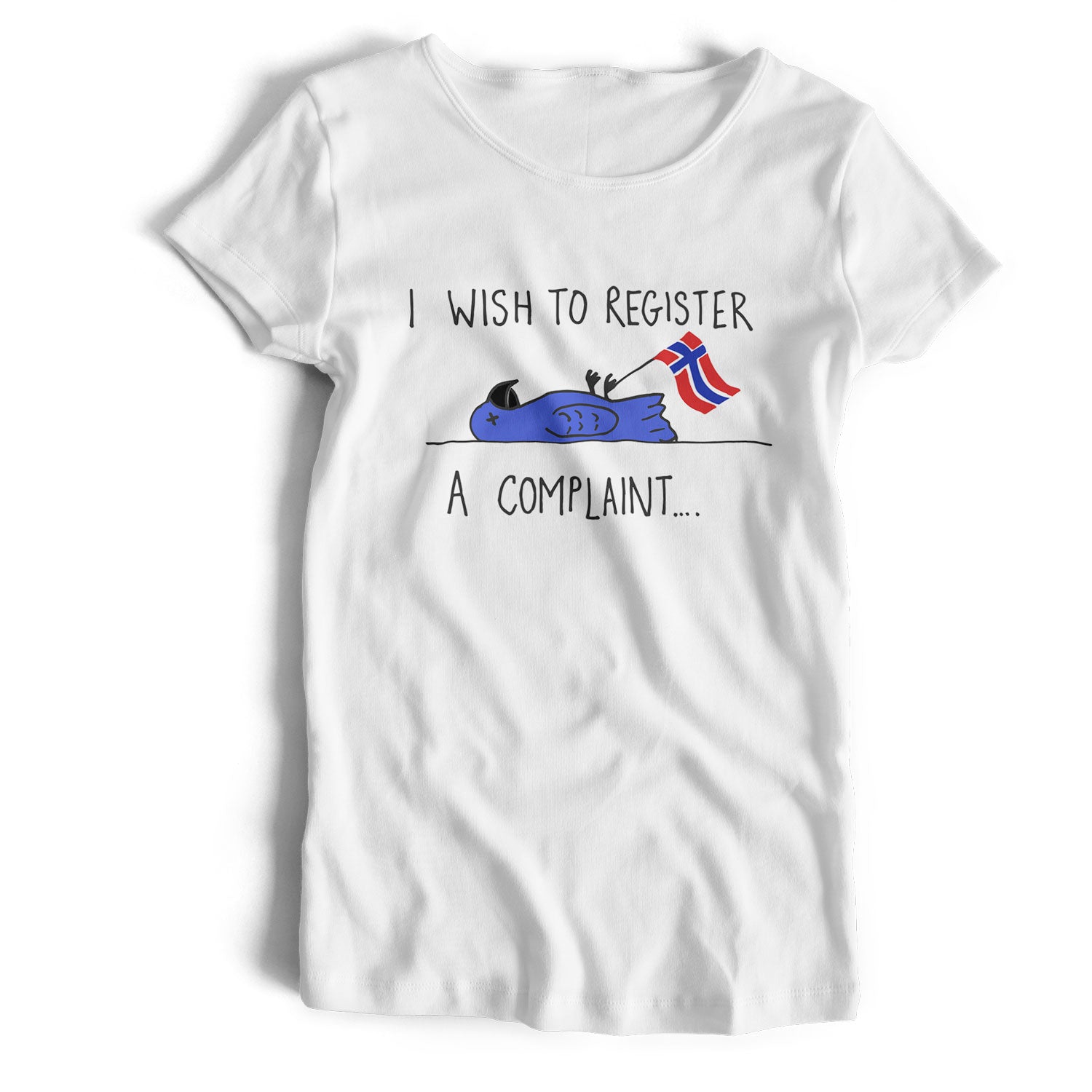 Norwegian Blue Parrot T Shirt - I Wish To Register A Complaint