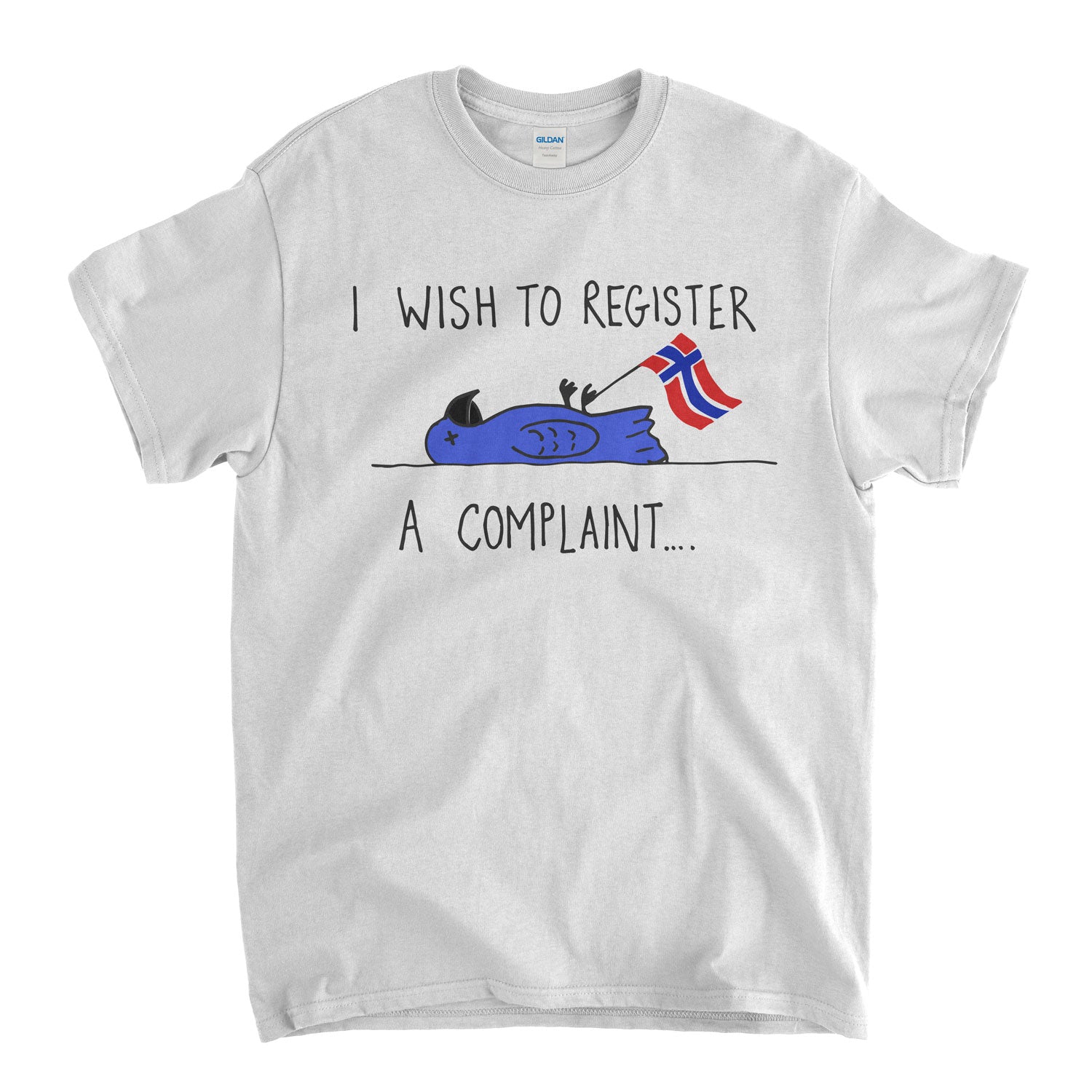 Norwegian Blue Parrot T Shirt - I Wish To Register A Complaint