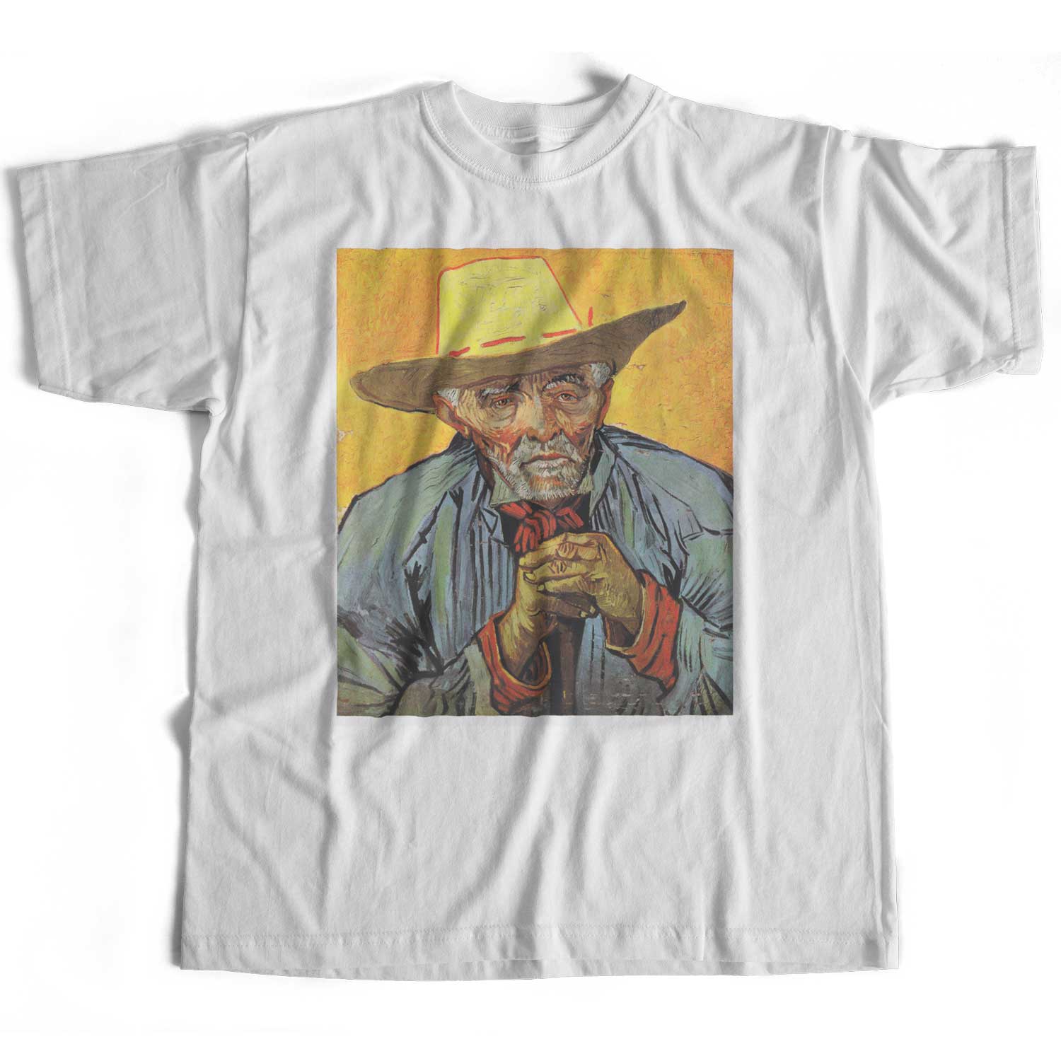 Old Skool Hooligans Fine Art T Shirt - Vincent Van Gogh Patience Escalier