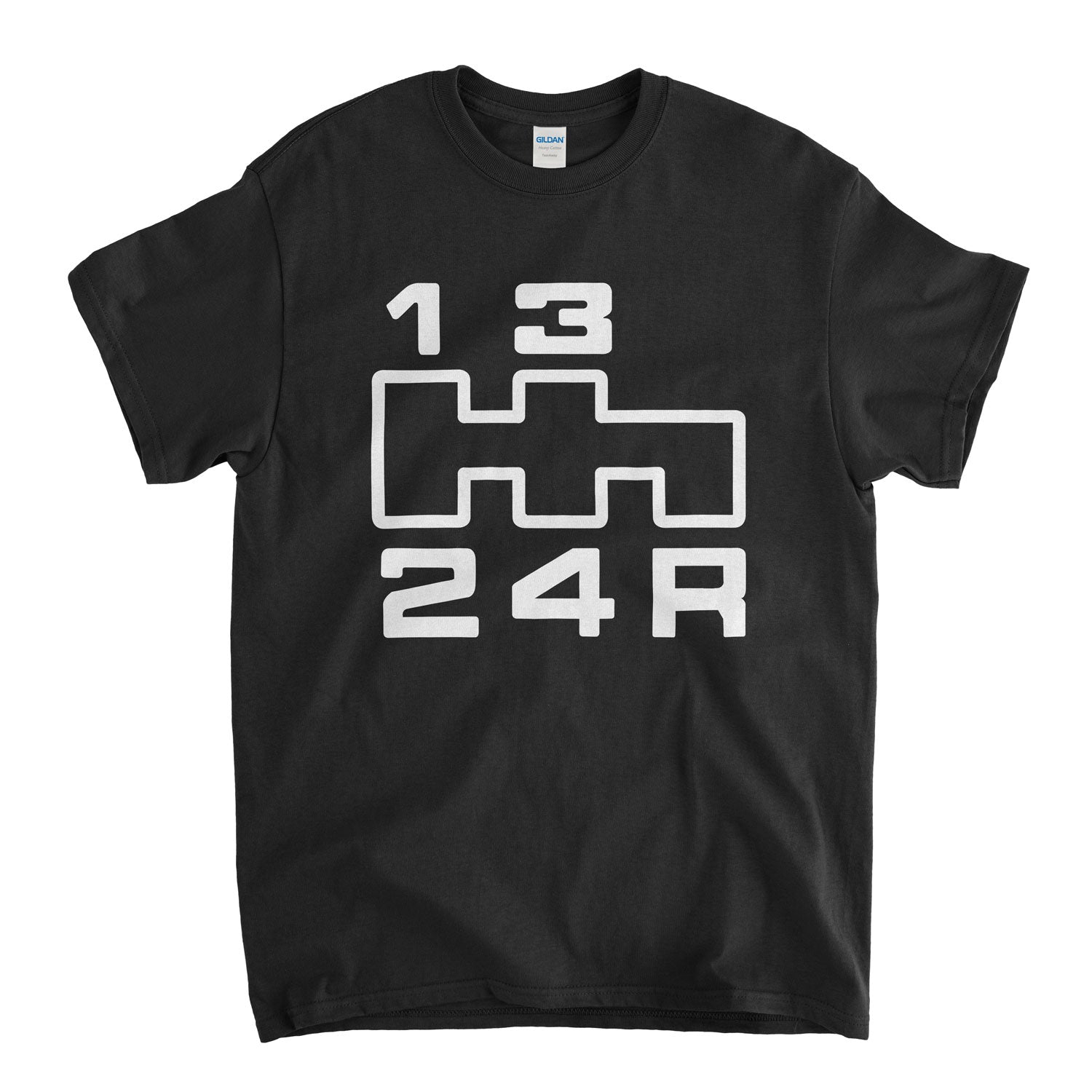 Range Rover Gear Stick T Shirt - Classic 70's Automotive Land Rover
