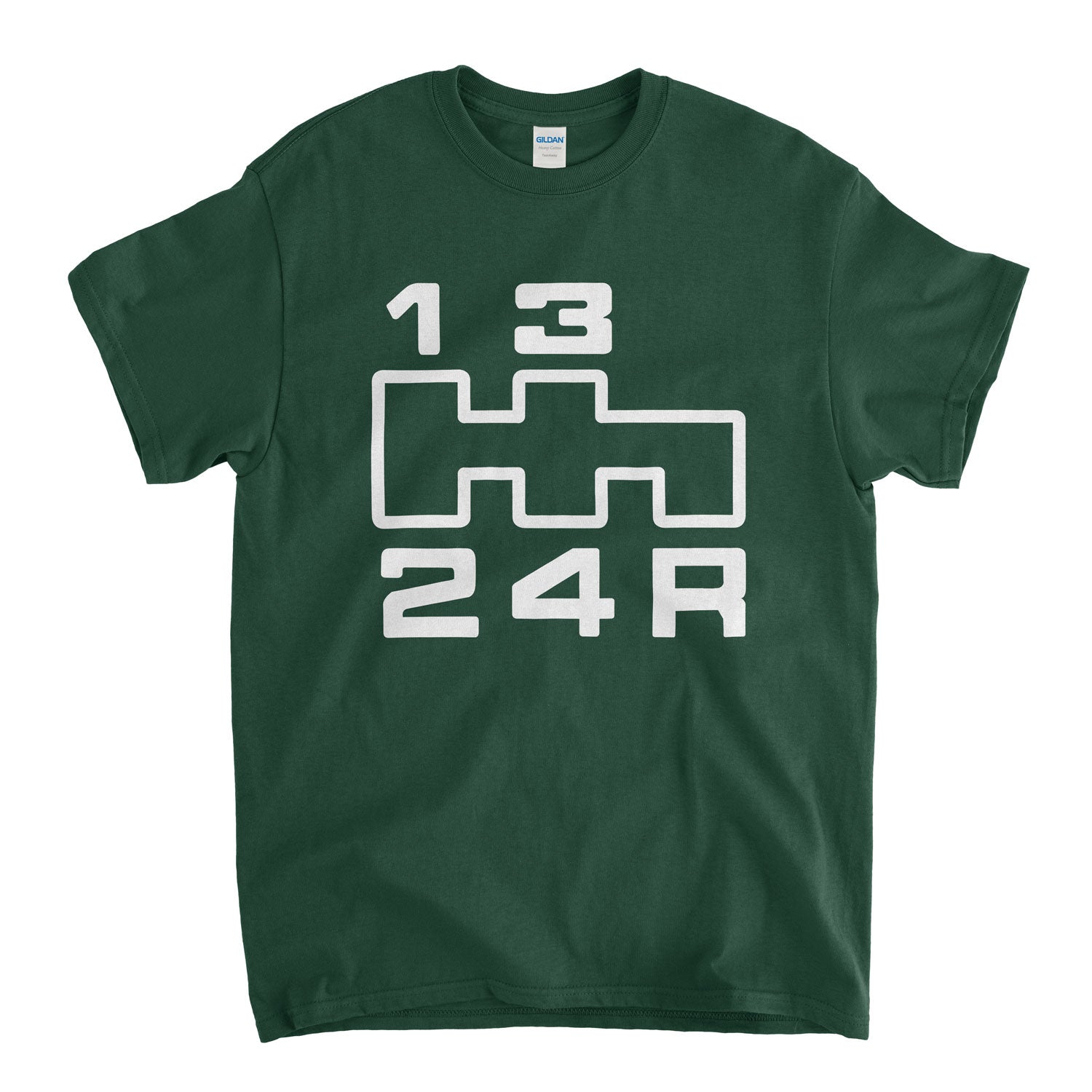 Range Rover Gear Stick T Shirt - Classic 70's Automotive Land Rover