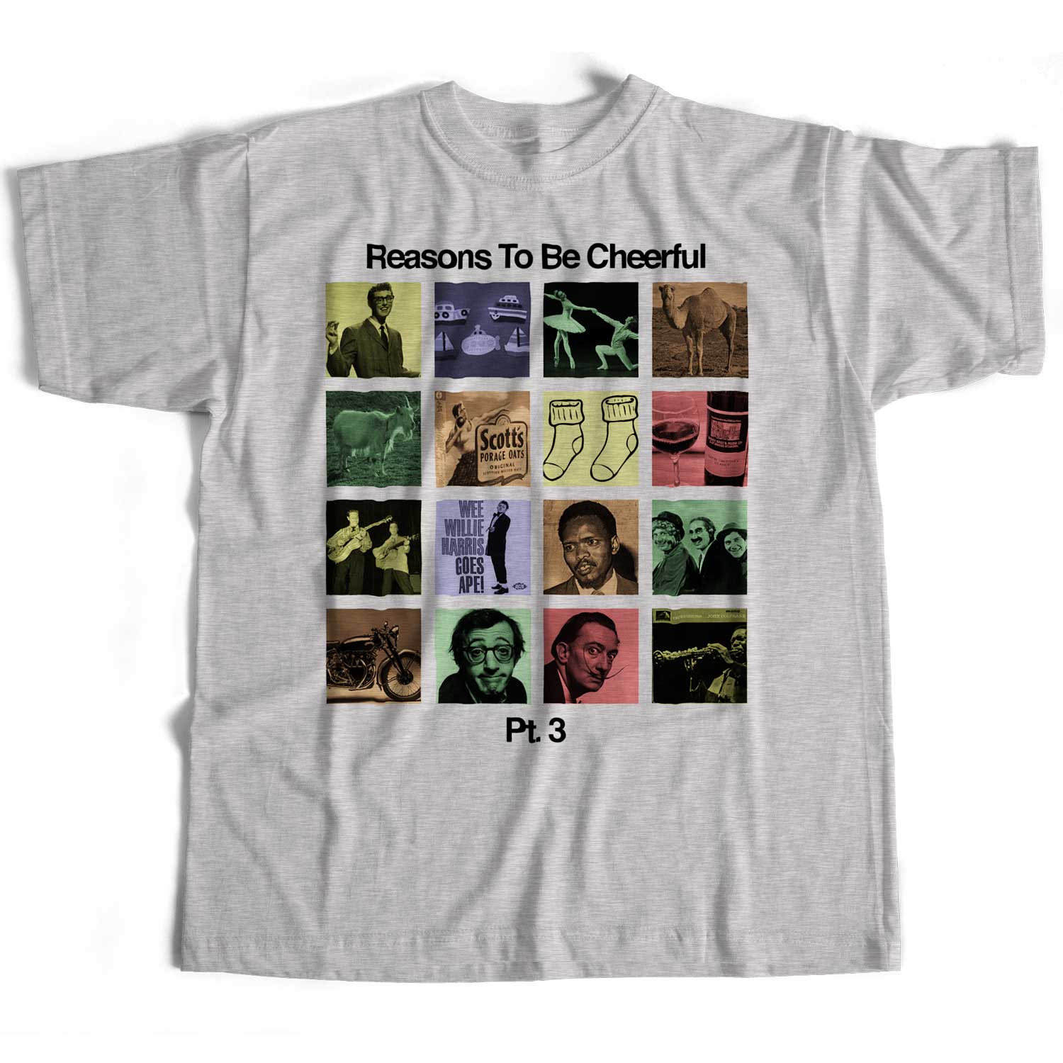 Inspired by Ian Dury T Shirt - Reasons To Be Cheerful Pt. 3 Pictures