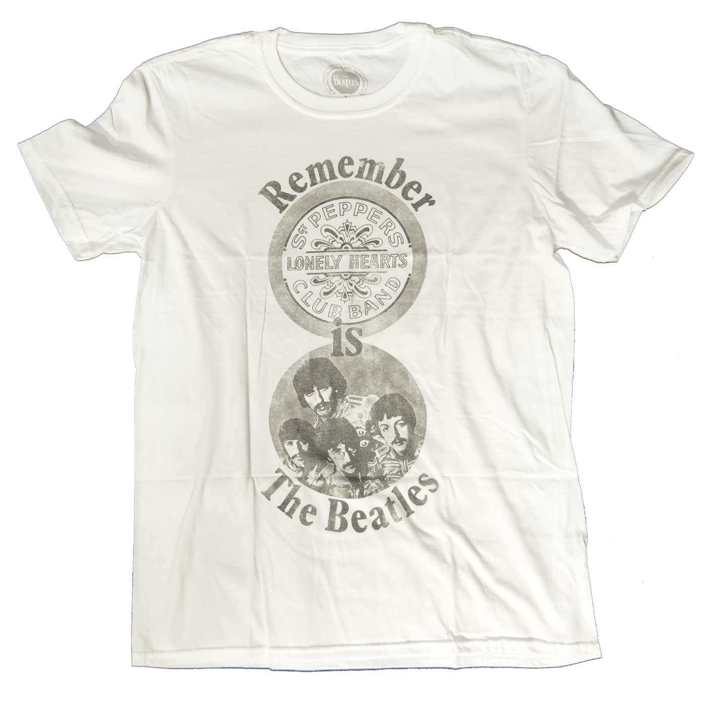 The Beatles T Shirt - Remember Sgt Pepper Is The Beatles 100% official Merchandise