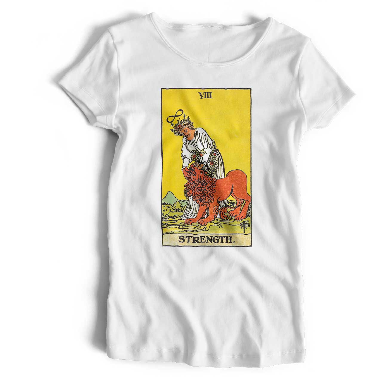 Tarot T Shirt - Rider Waite Strength Card
