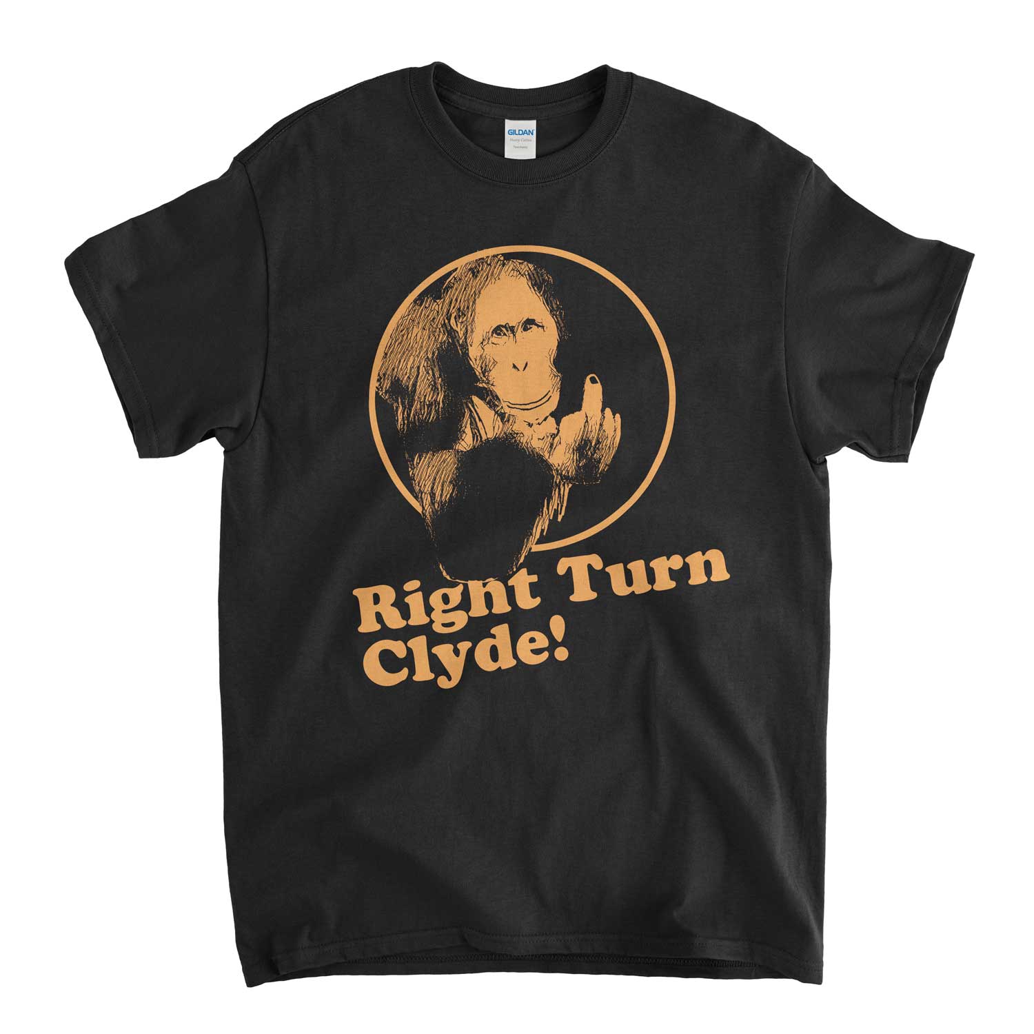 Inspired by Any Which Way But Loose T Shirt - Right Turn Clyde