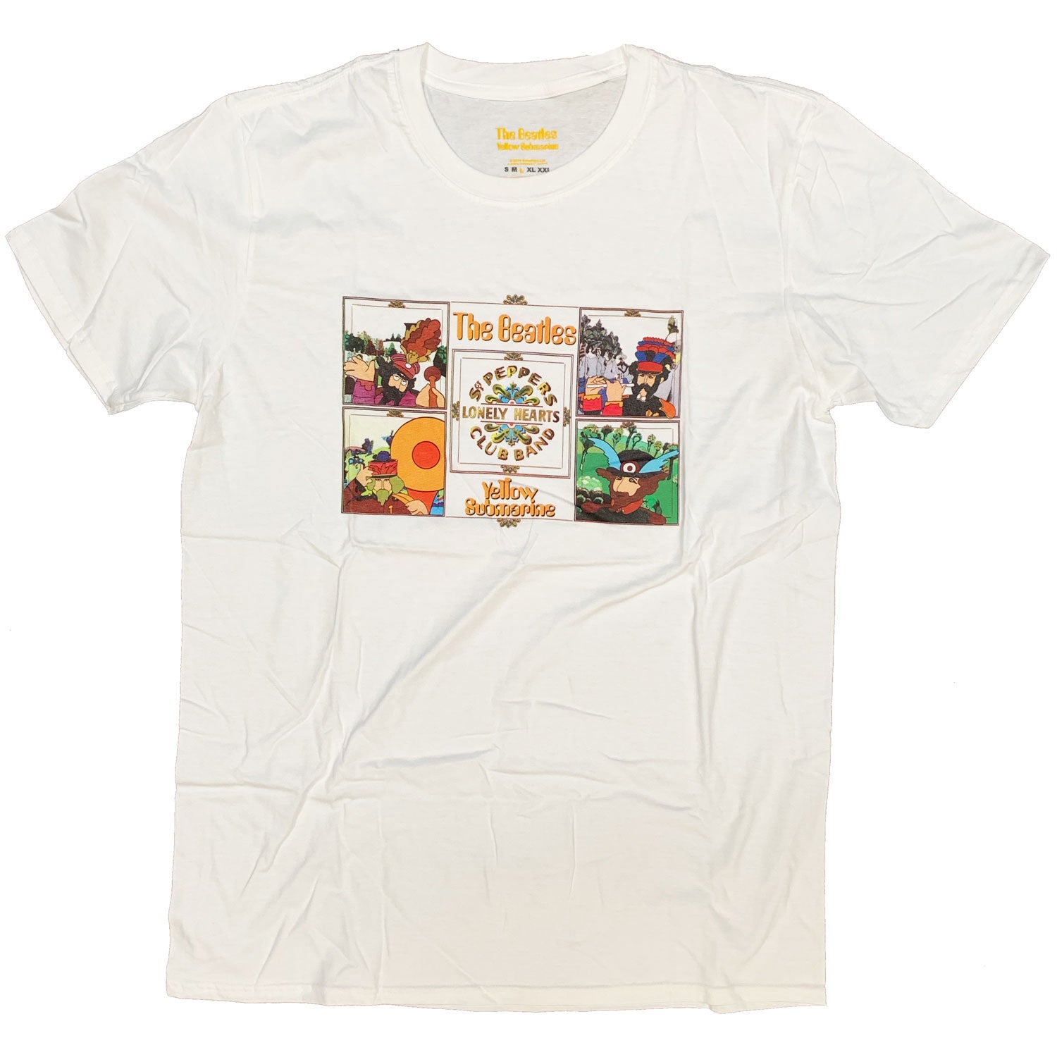 The Beatles T Shirt - Yellow Submarine Sgt Pepper 100% Official