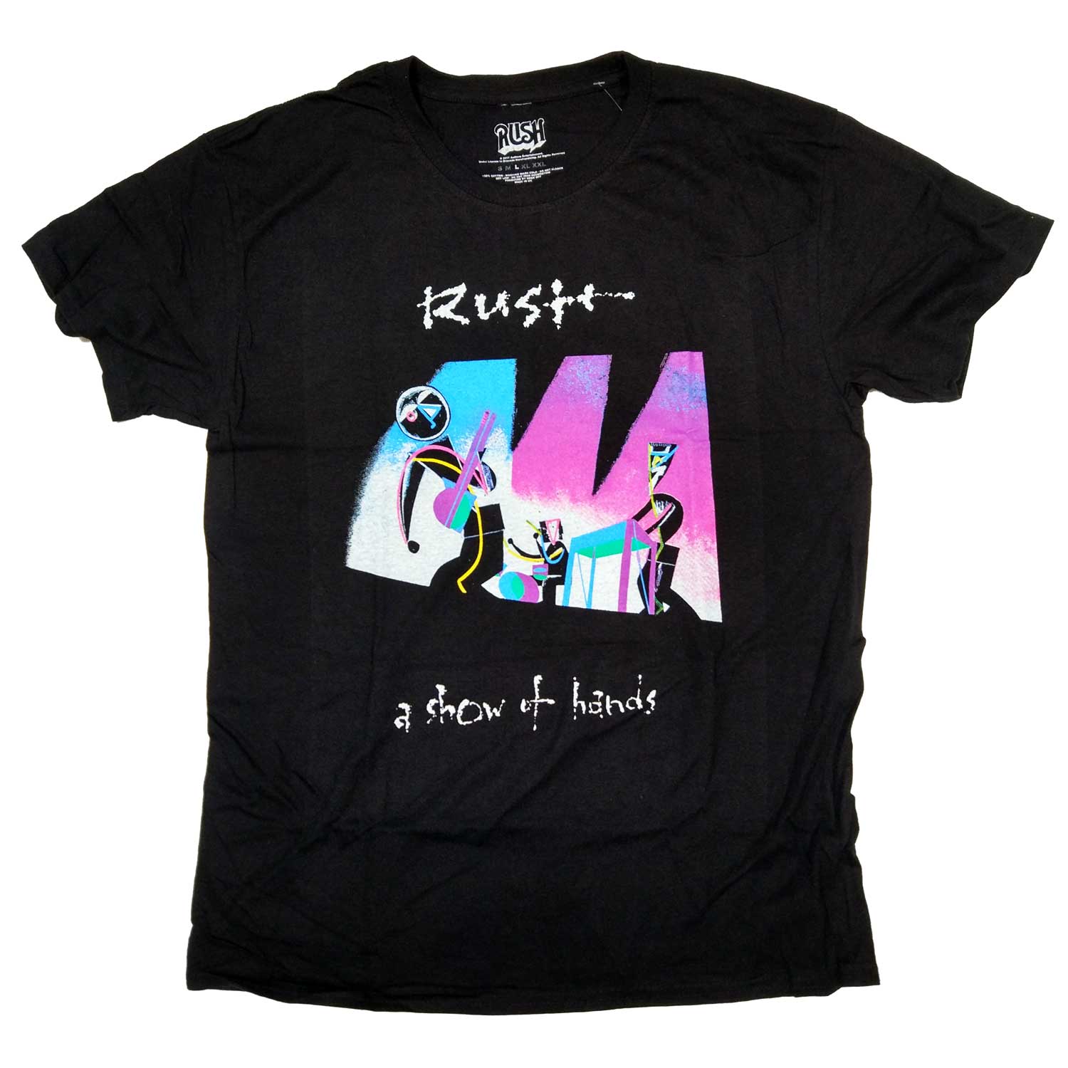 Rush T Shirt - Show Of Hands 100% Official