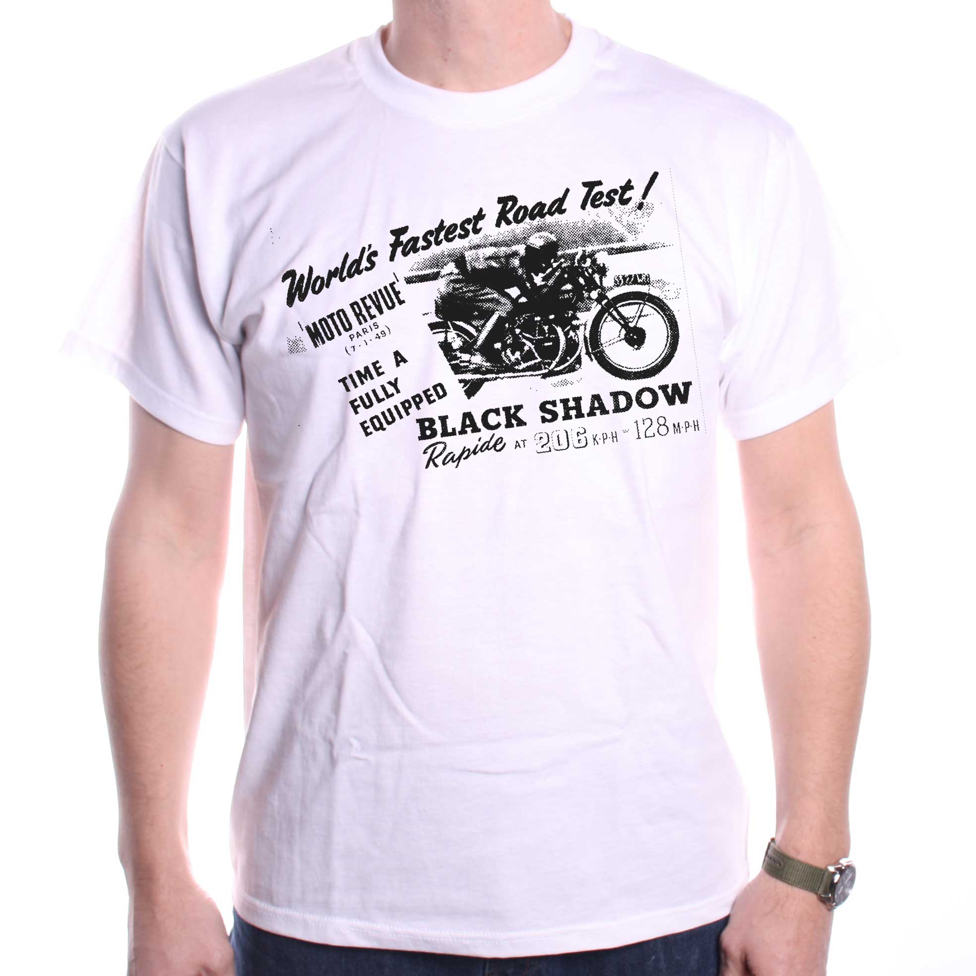 Vincent Black Shadow Classic Motorcycle T Shirt