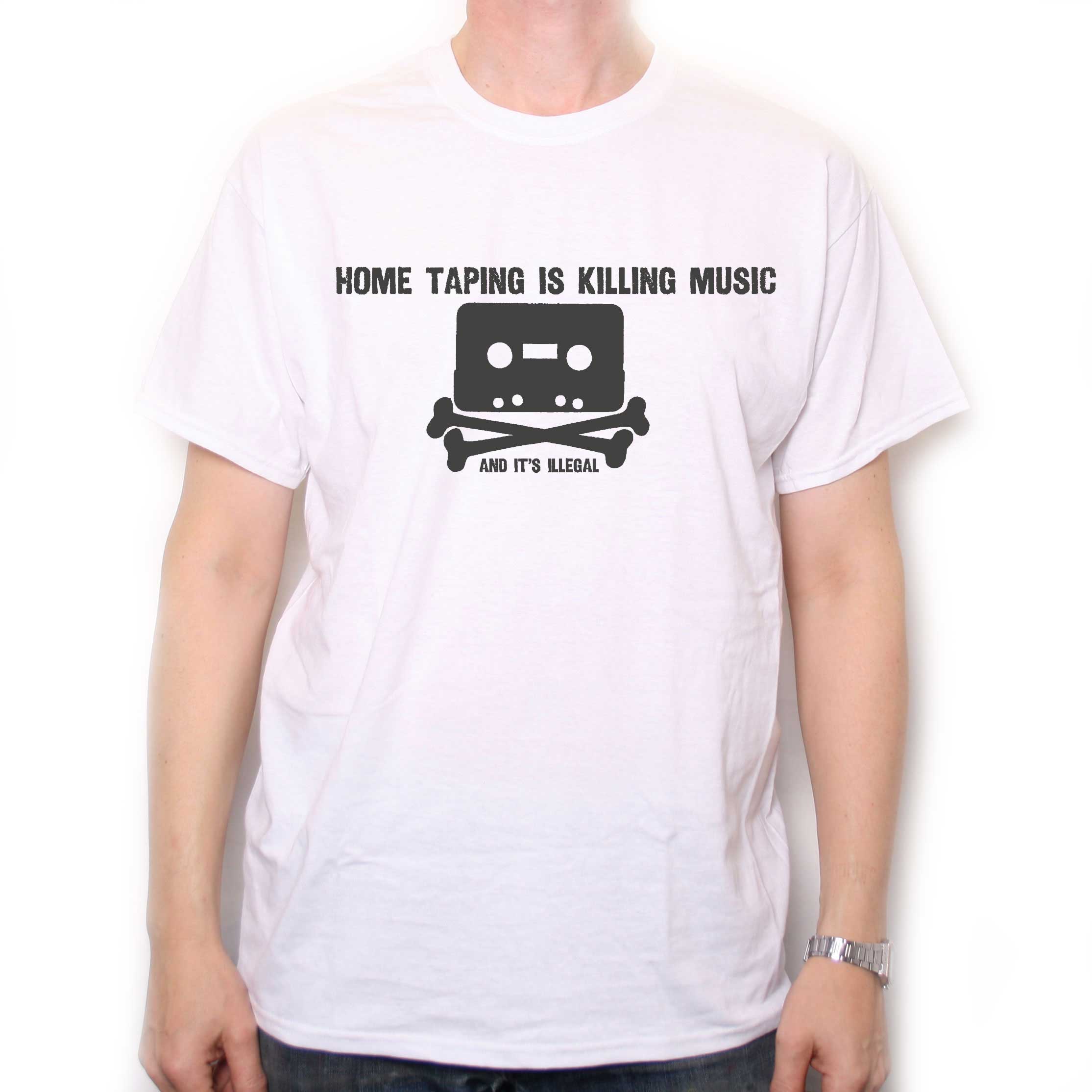 Home Taping Is Killing Music T Shirt