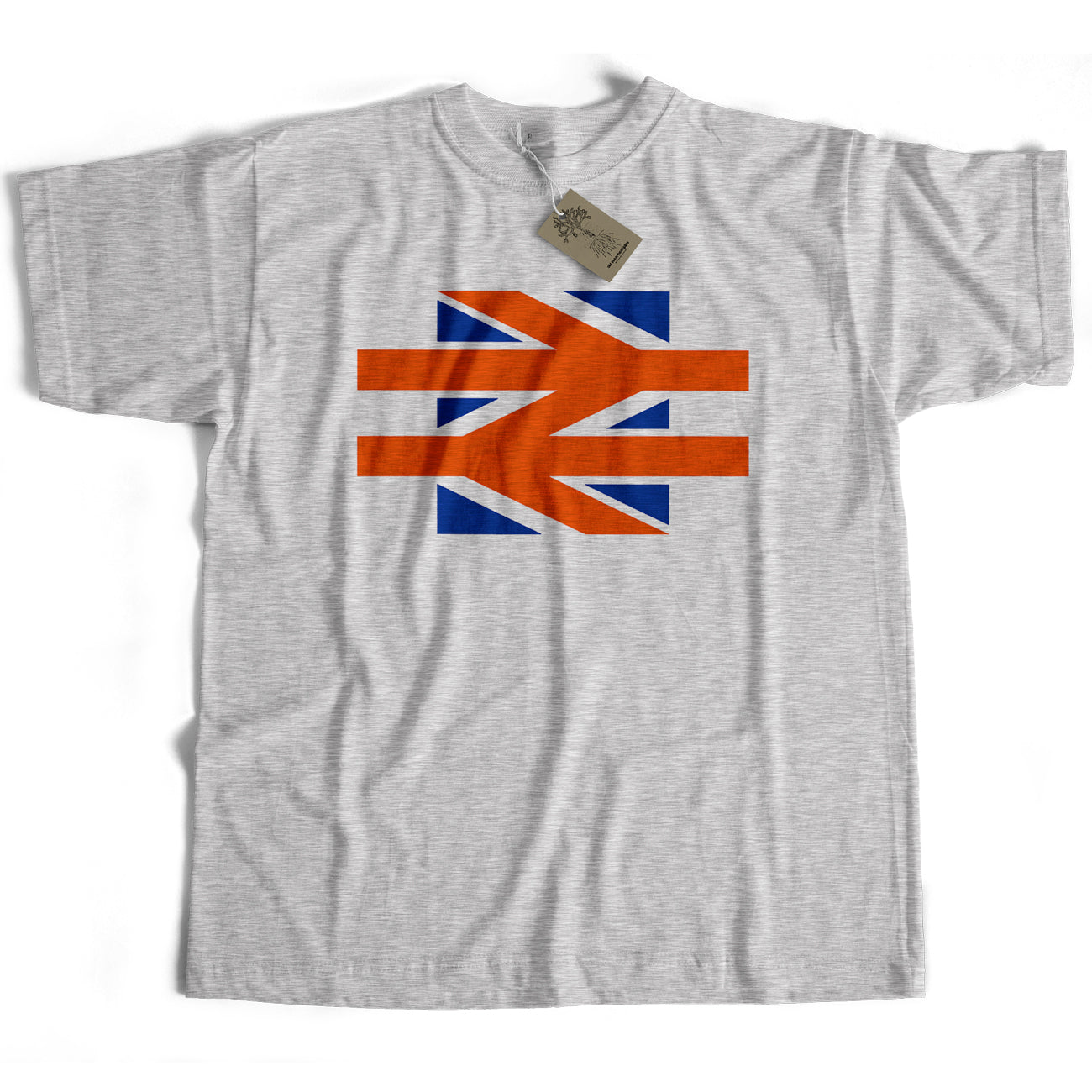 British Rail T Shirt - British Rail Logo Union Jack Version