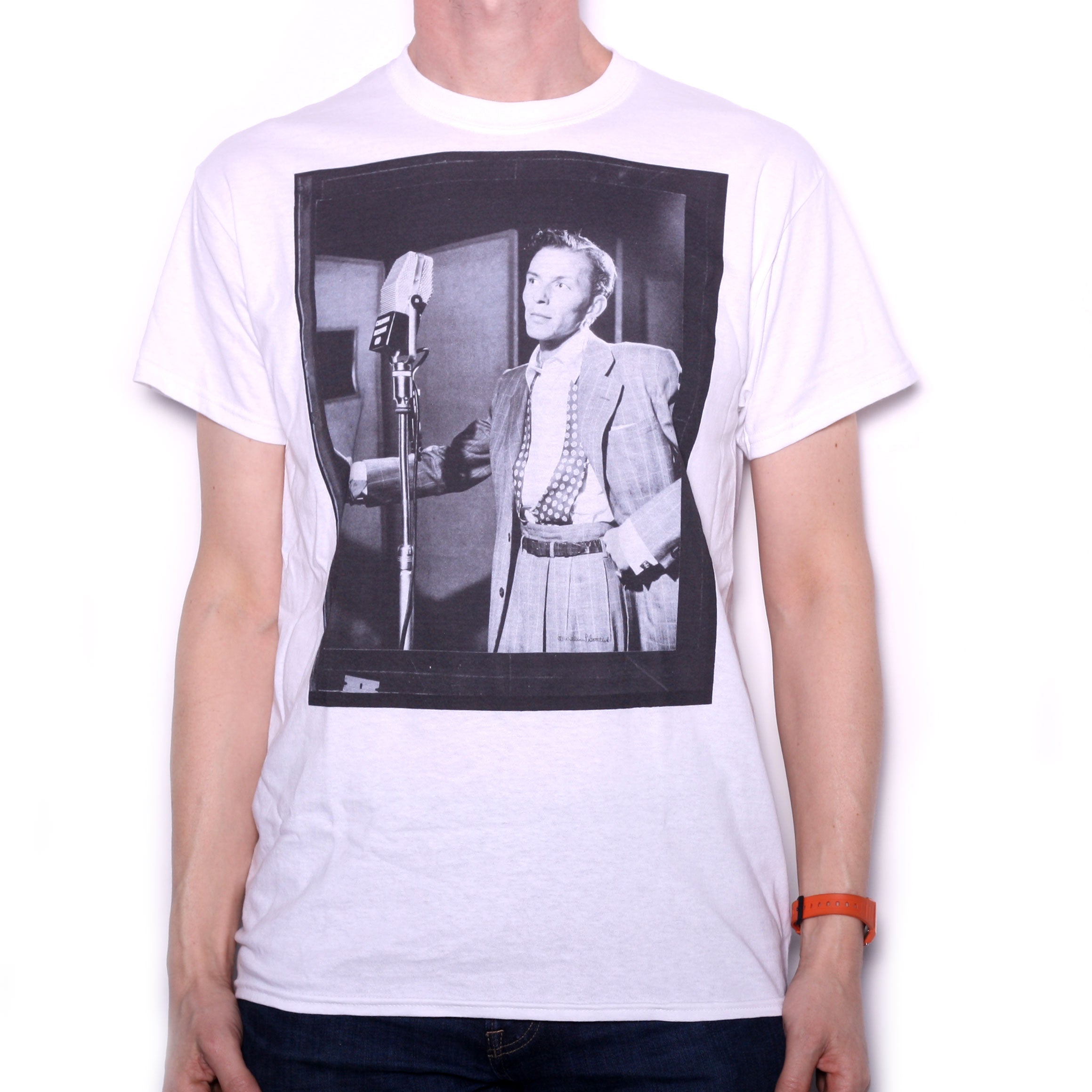 Frank Sinatra In The Studio Photo T shirt - Gottlieb Jazz