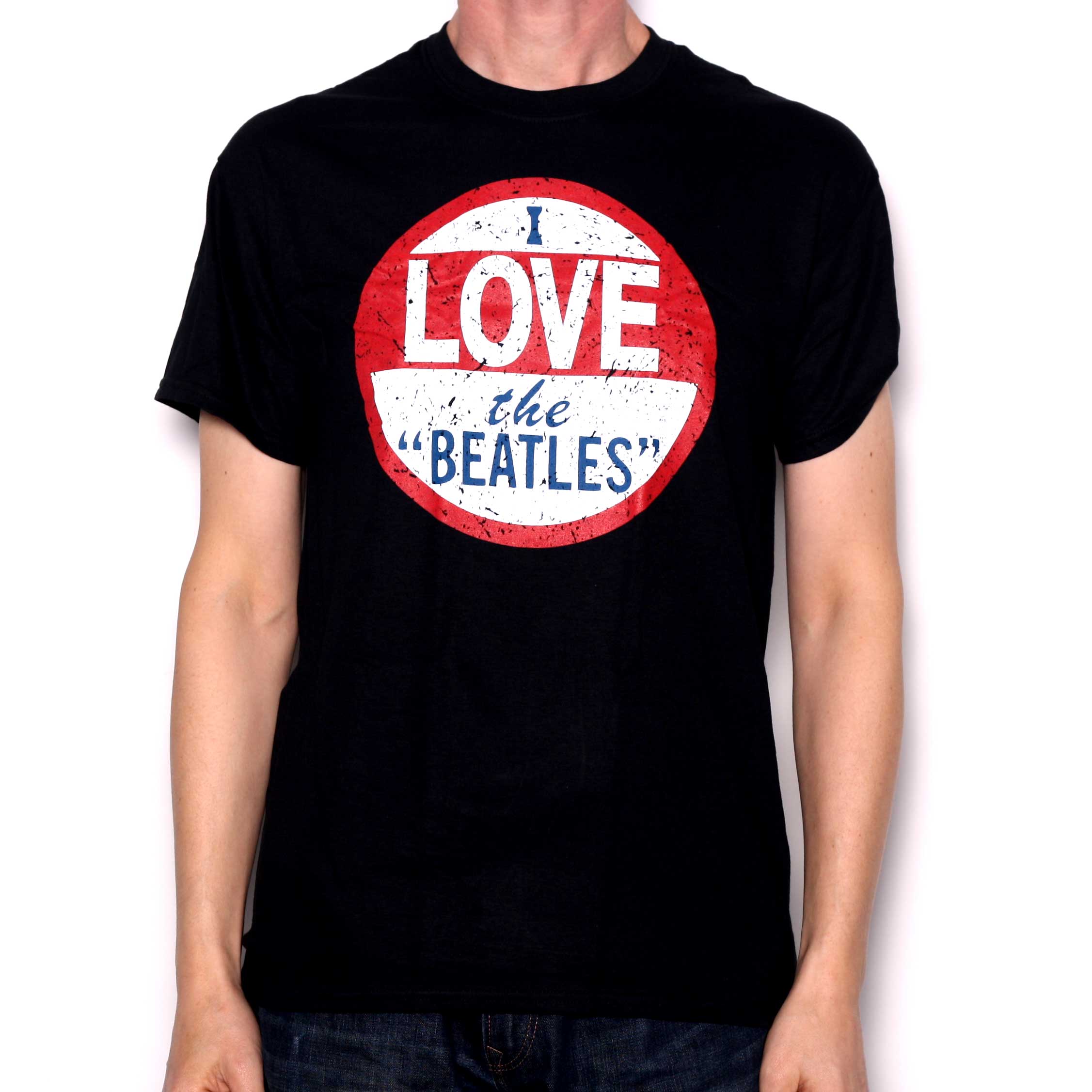 The Beatles T Shirt - I Love The Beatles 100% Official