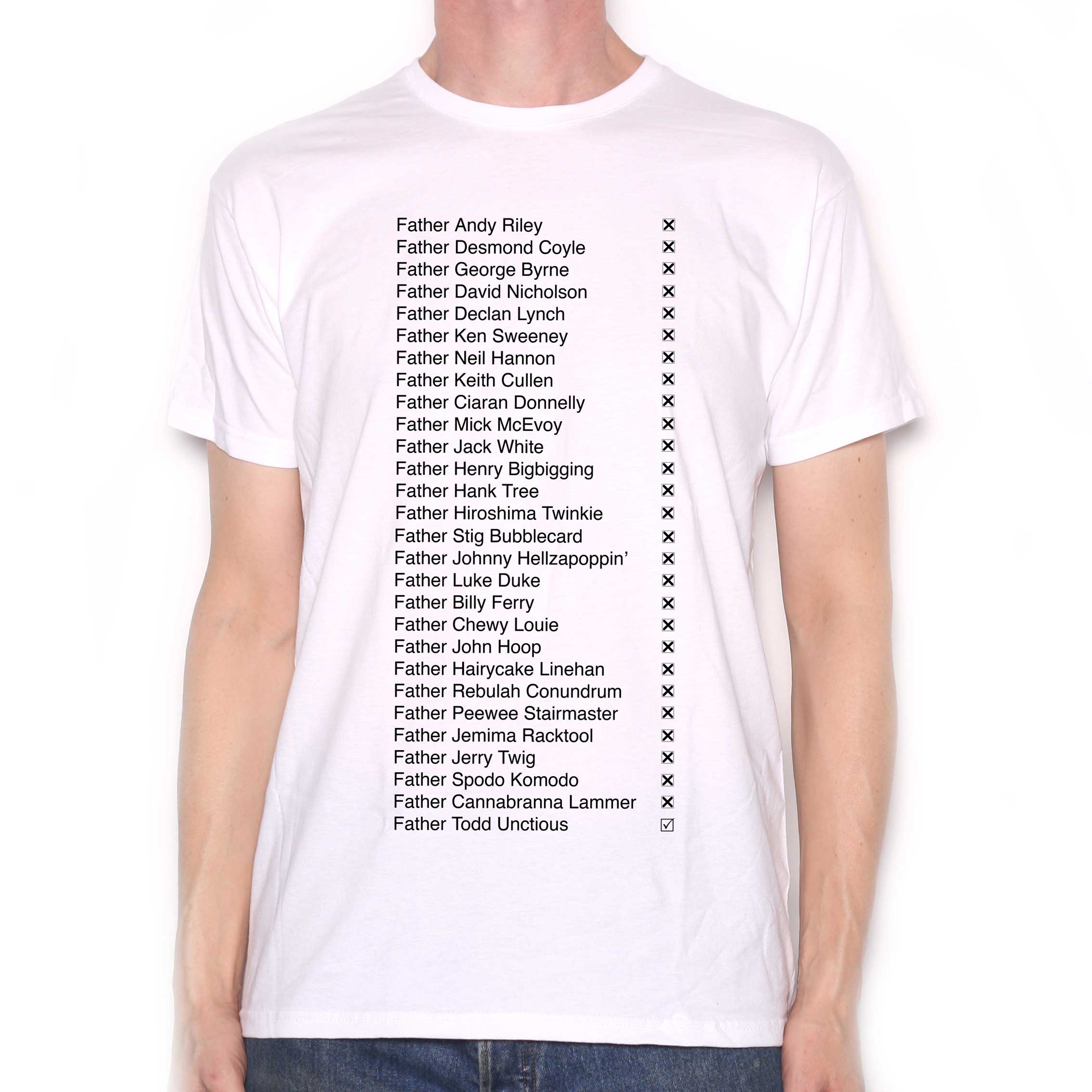 Inspired by Father Ted T Shirt - Priest Names